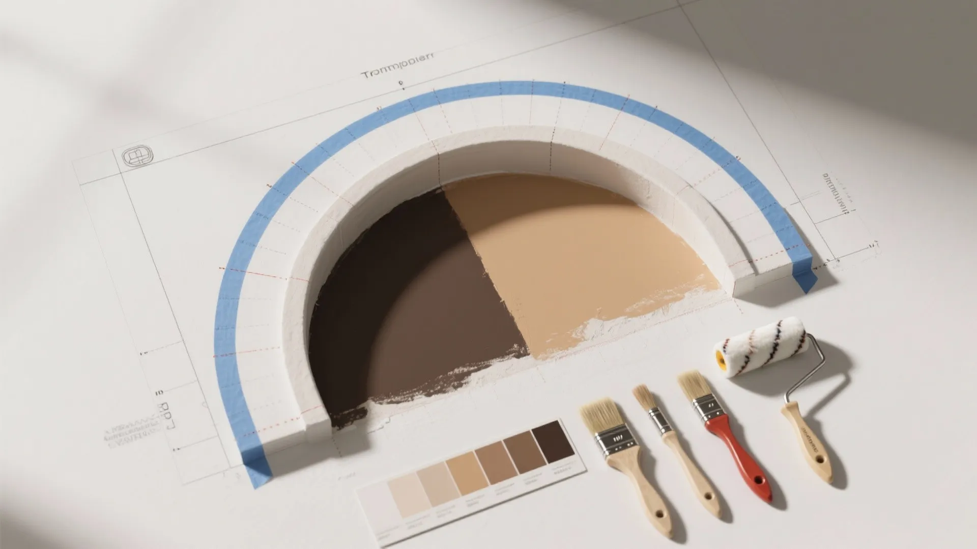 Architectural Trompe-l’œil: Arches, Niches, and Paneled Depth
