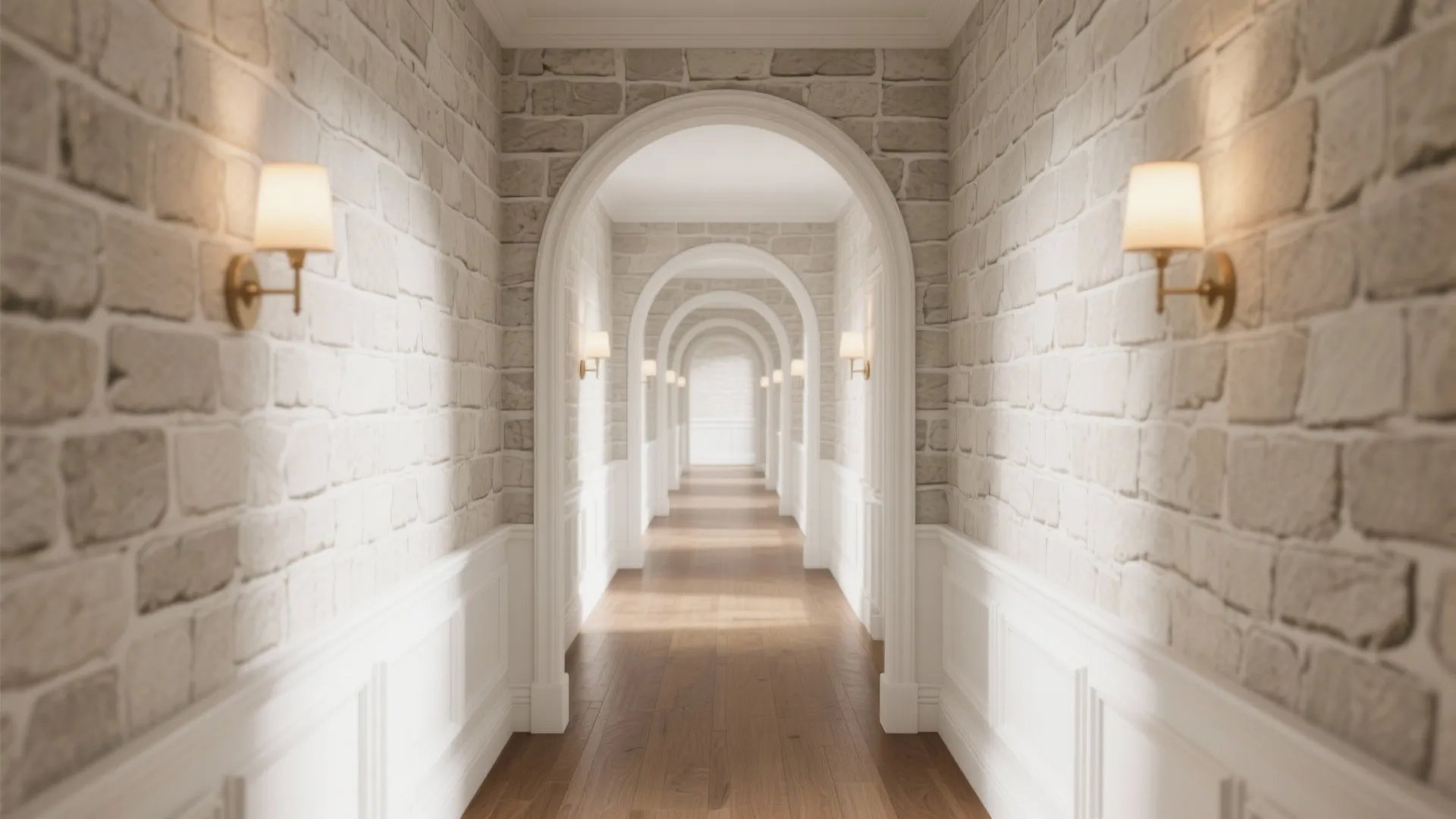 Arched Trompe-l’Oeil and Stone Illusions