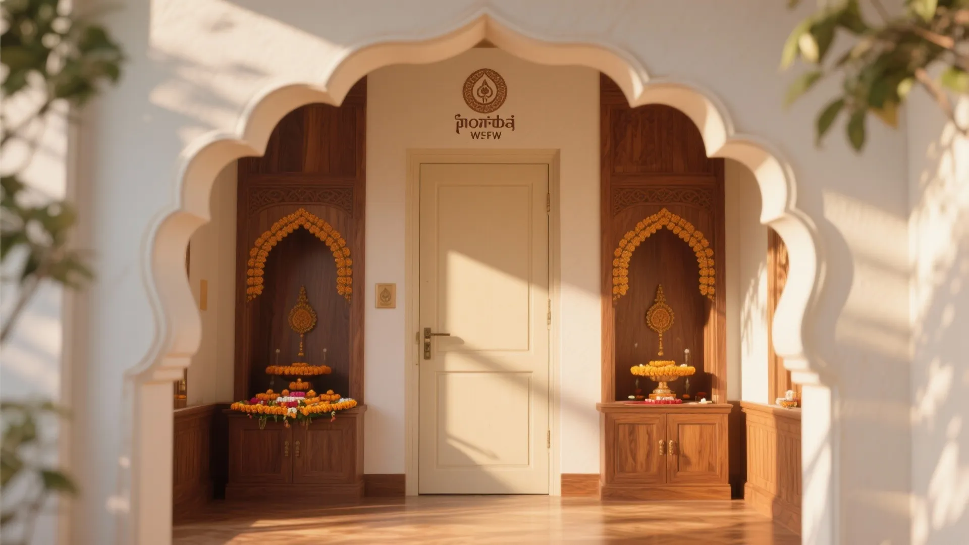 Arch-Topped Door Frame