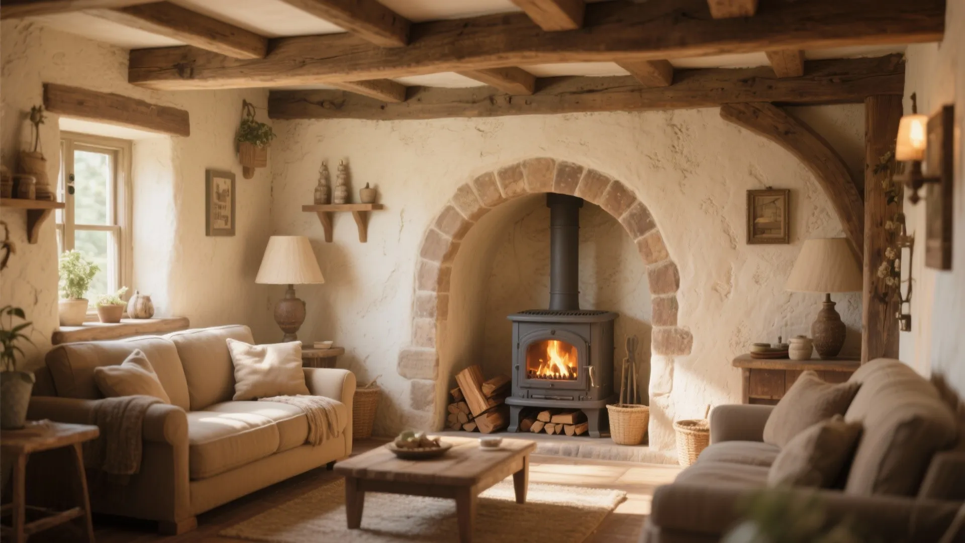 10. Stove Alcove with Arch