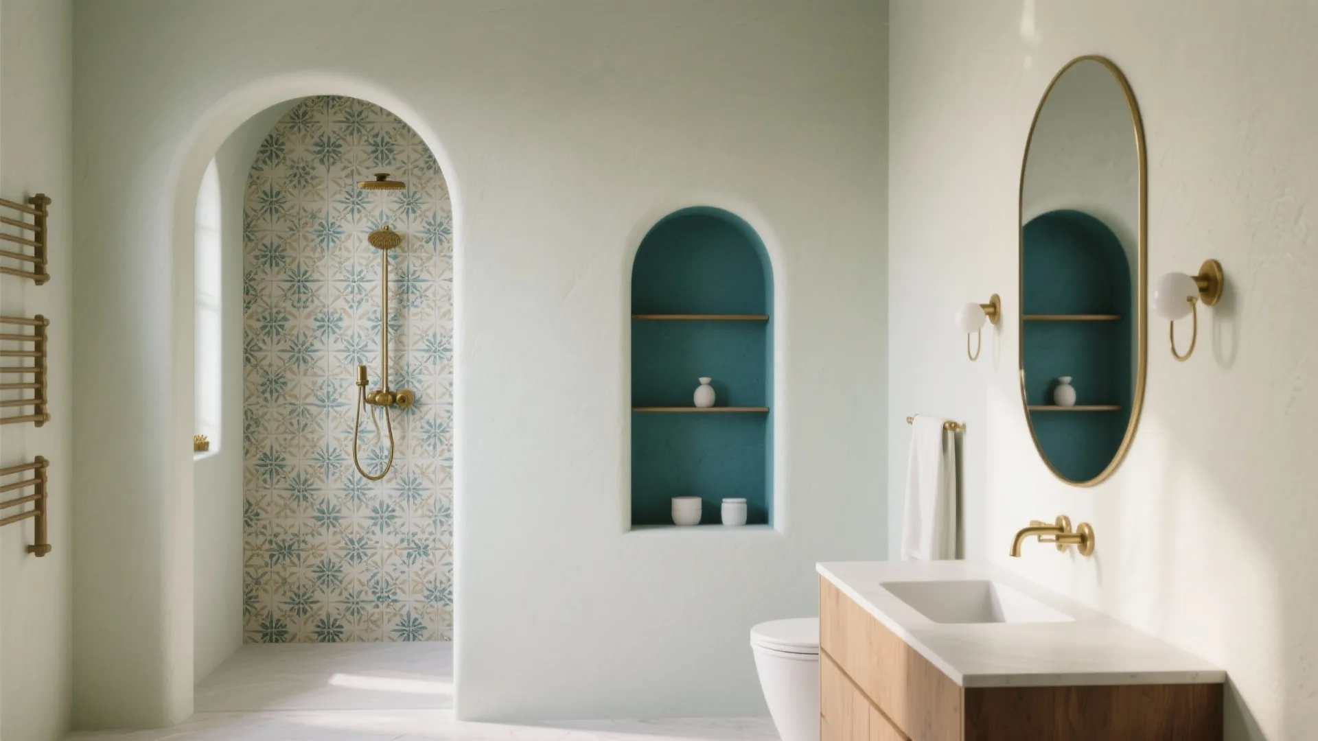 Arched Niches & Doorways: Soft Geometry for Small Baths