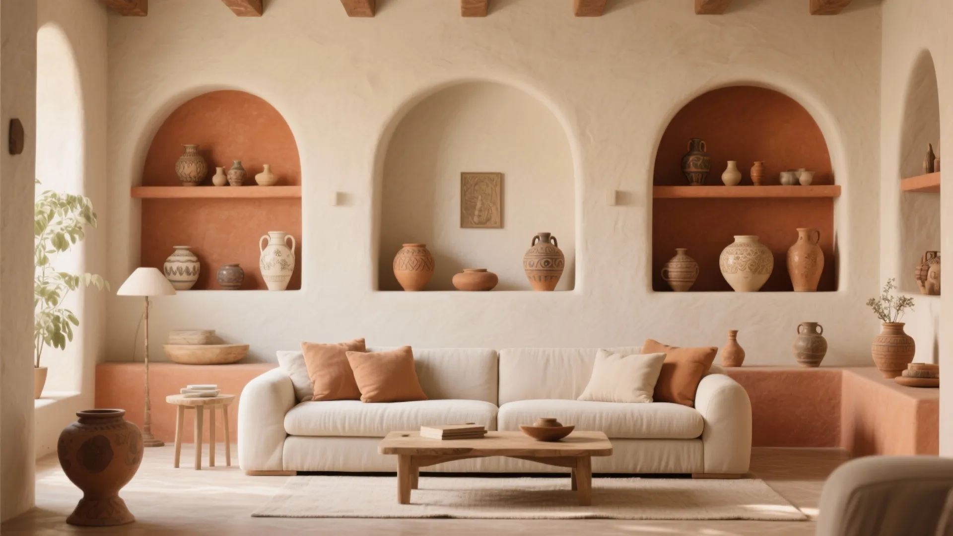 3. Arched Display Alcoves