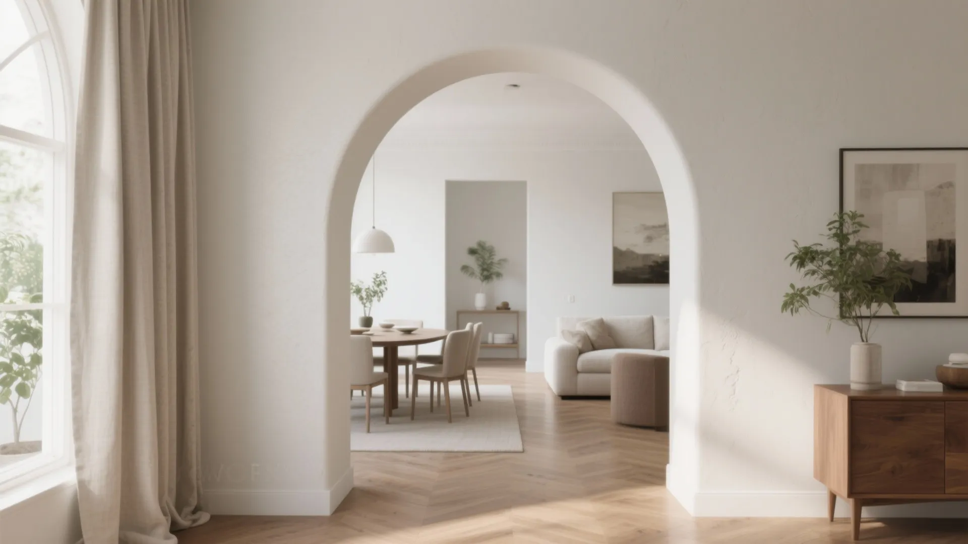 Arched Doorways for Soft Transitions