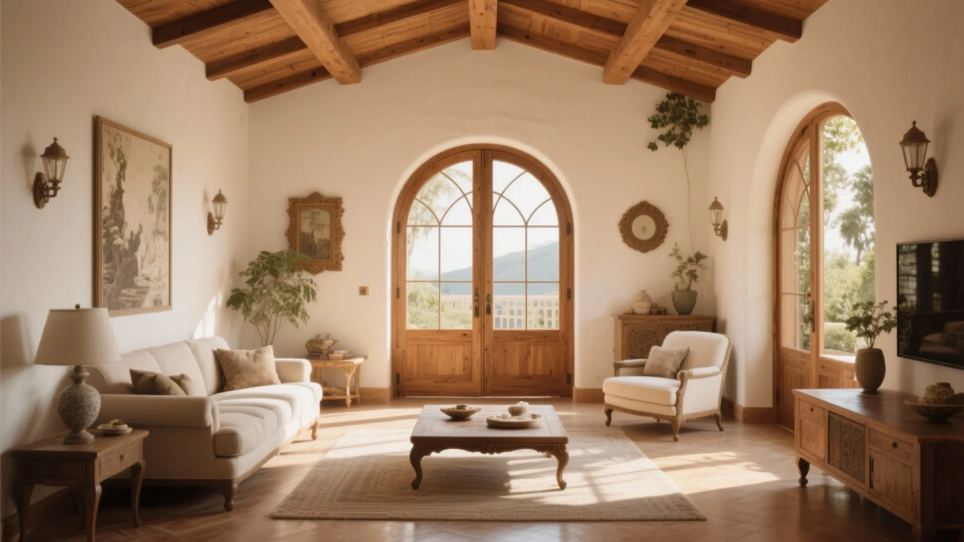 6. Arched Double Doors for a Grand Entrance