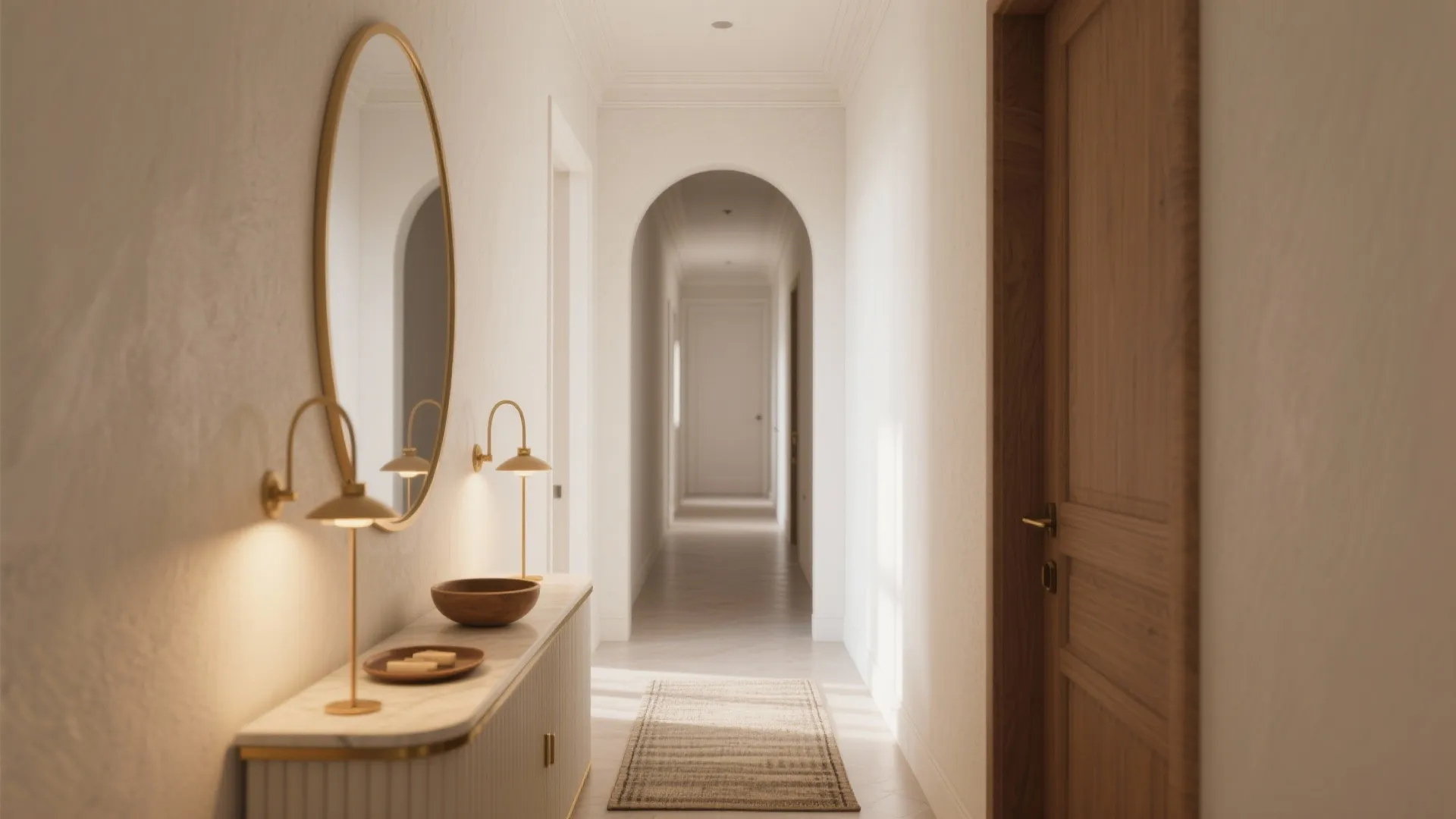 Arched Entryway Mirror