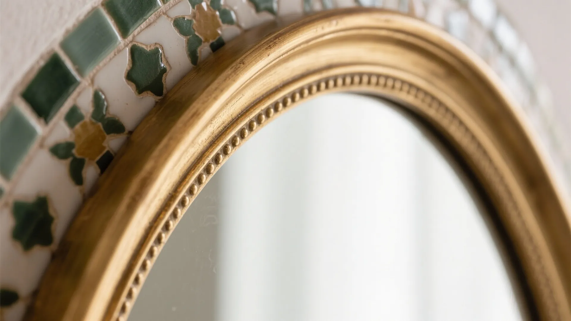 1) Arched Framed Mirrors for Gentle Height