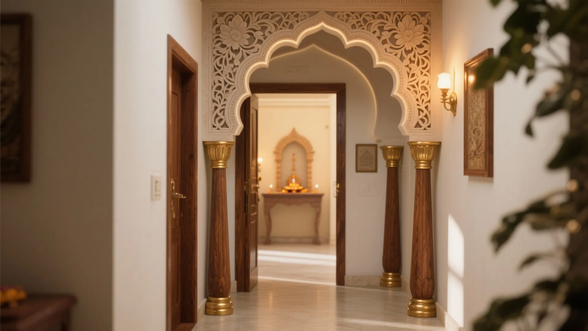 Arched Frames and Pillars to Sanctify the Threshold