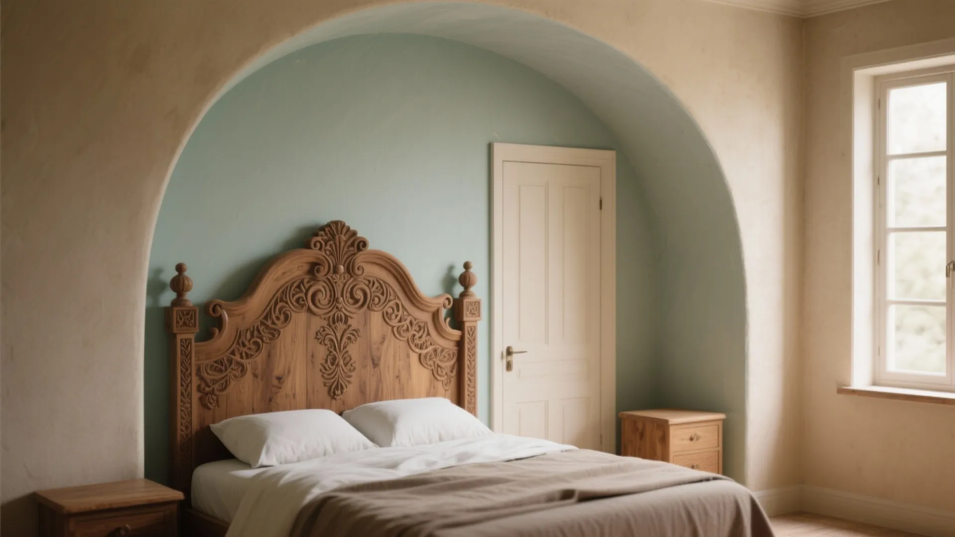 2. Statement Headboard or Alcove