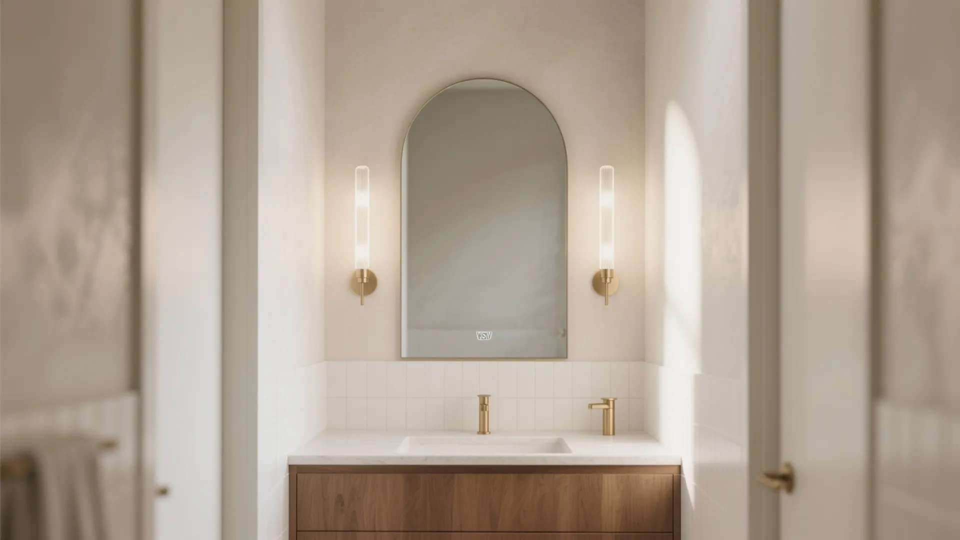 Arched or Round Mirrors: Softer Geometry