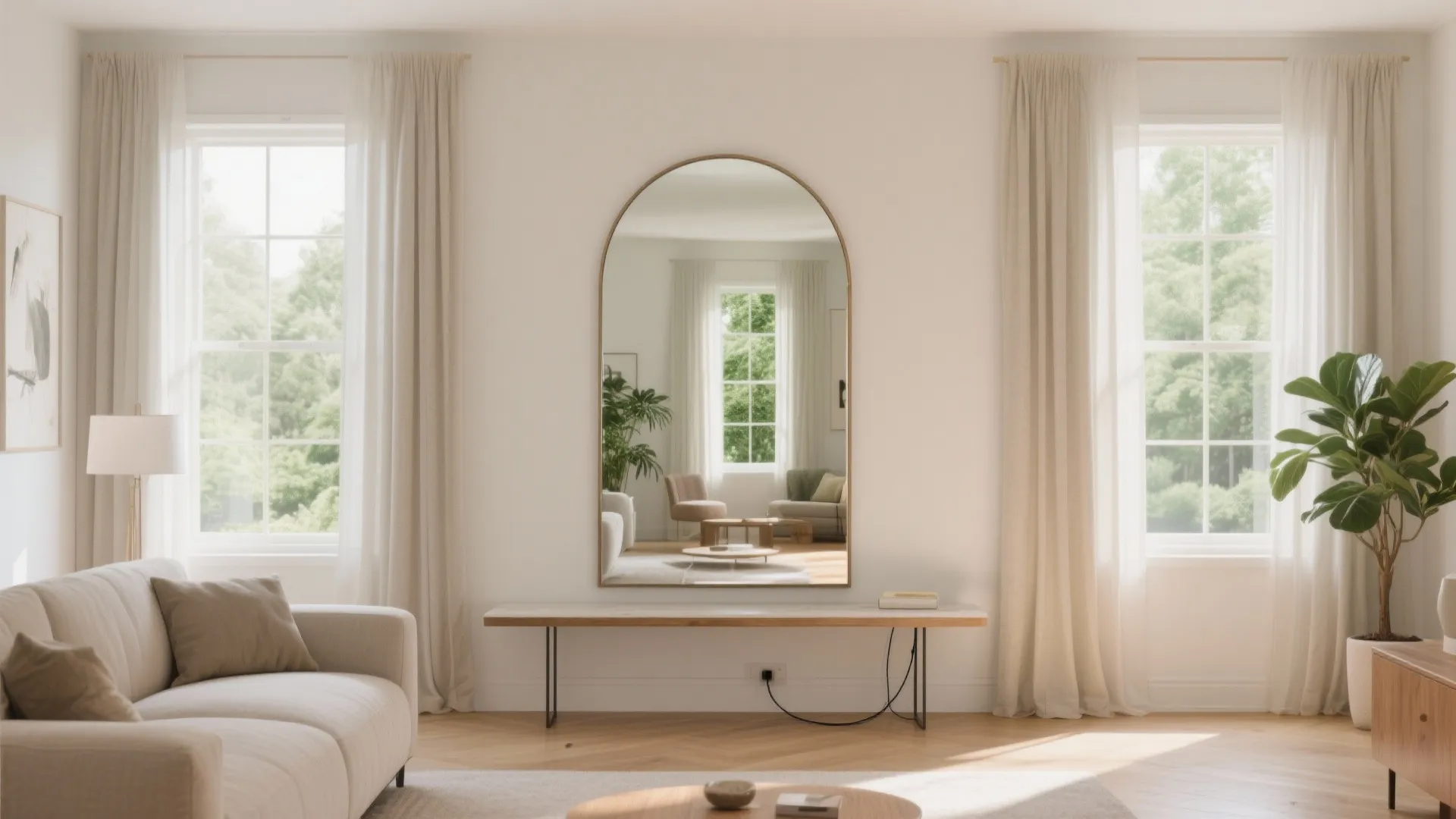 Statement Mirrors as Light Multipliers