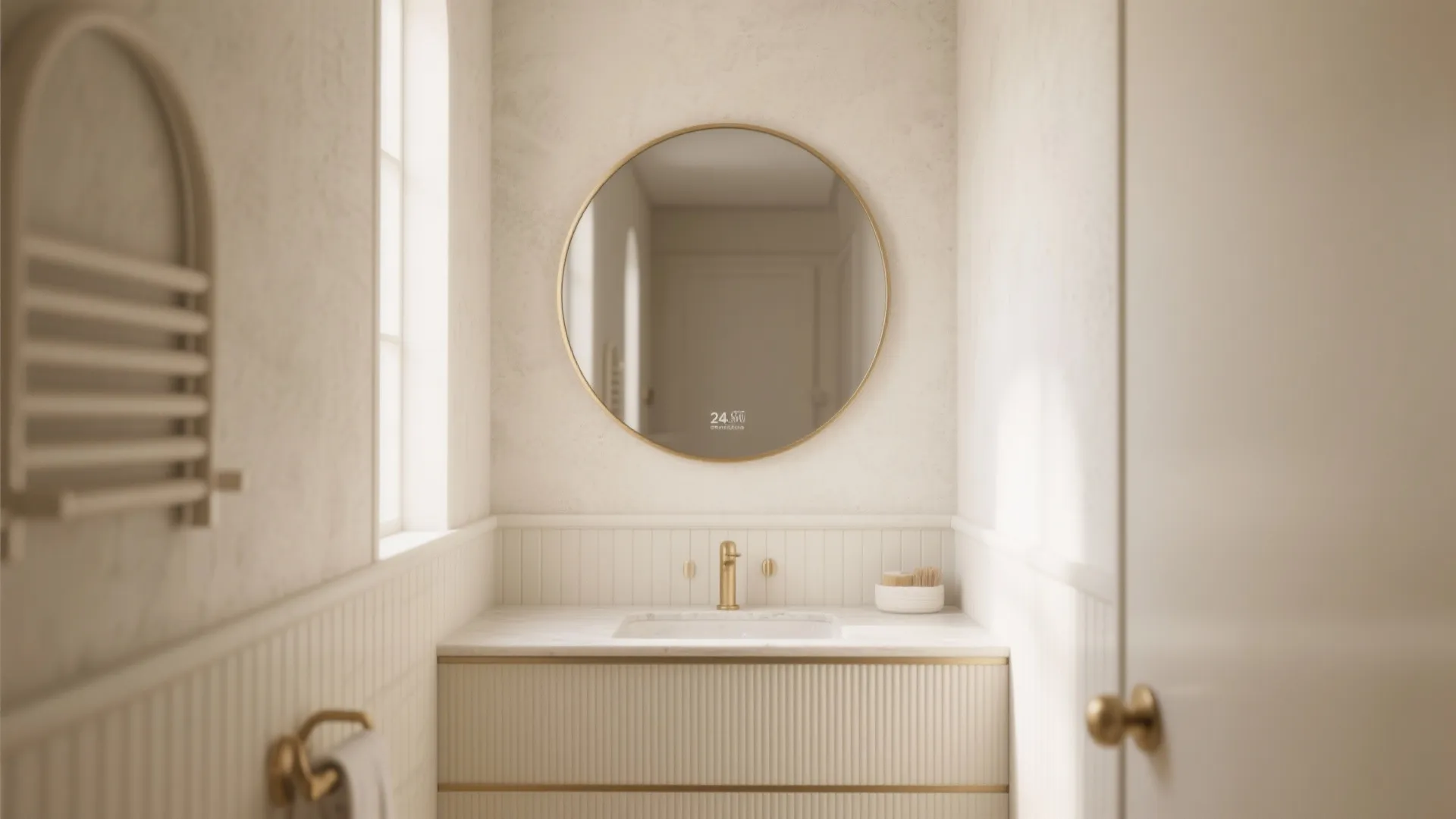 Arched and Round Mirrors that Soften Hard Lines