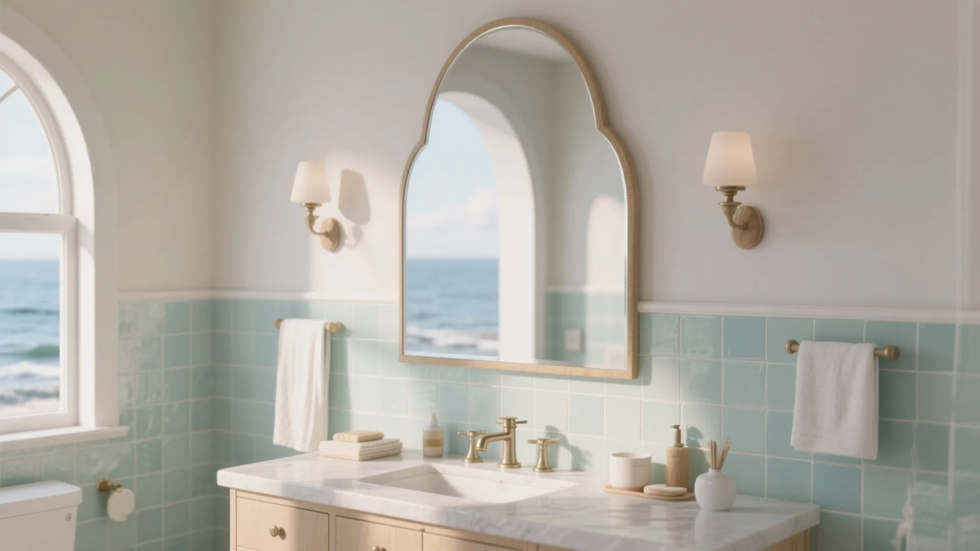 9. Shapely Statement Mirror