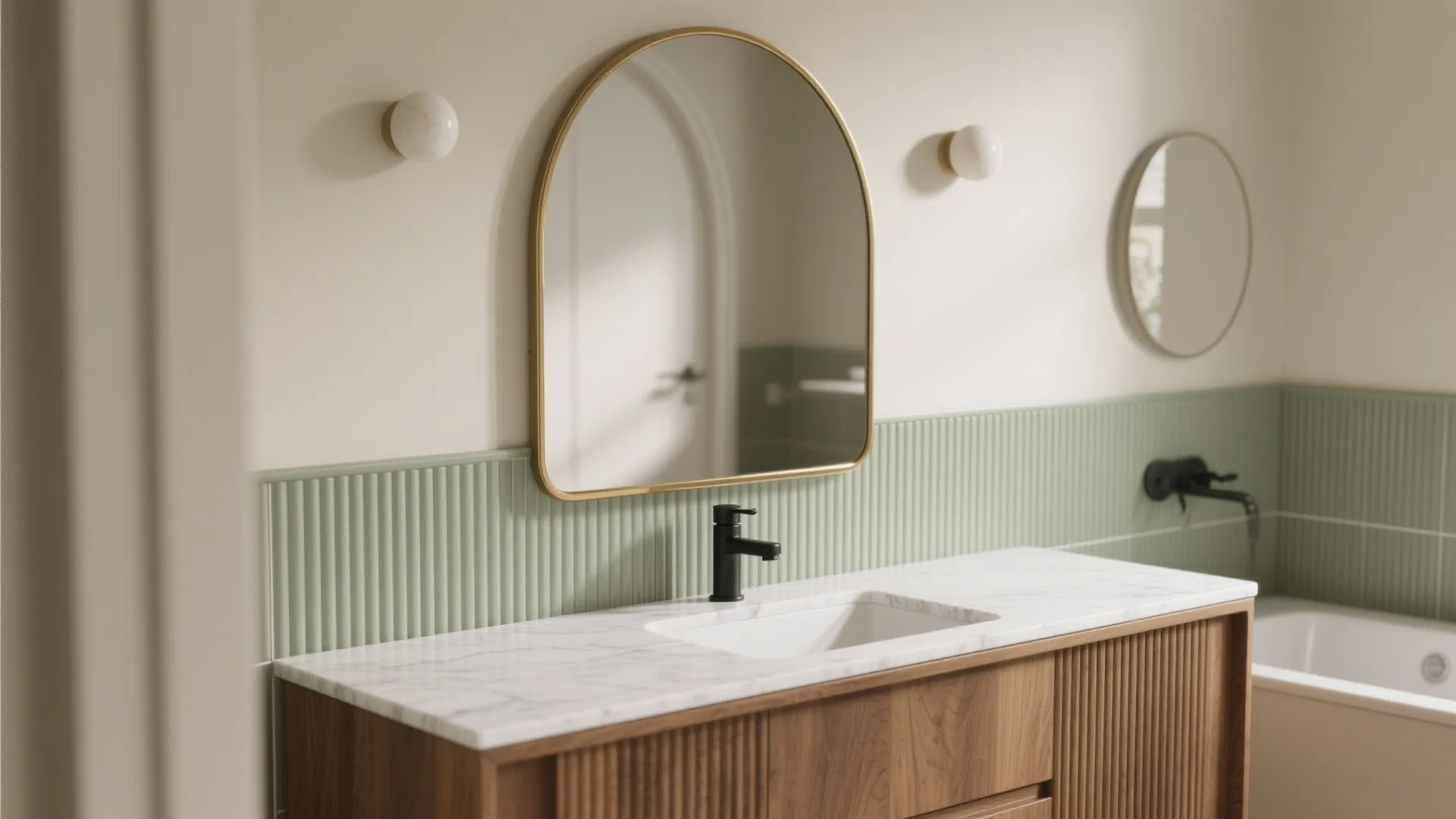 Shaped Statements: Arched, Pill, and Round Mirrors