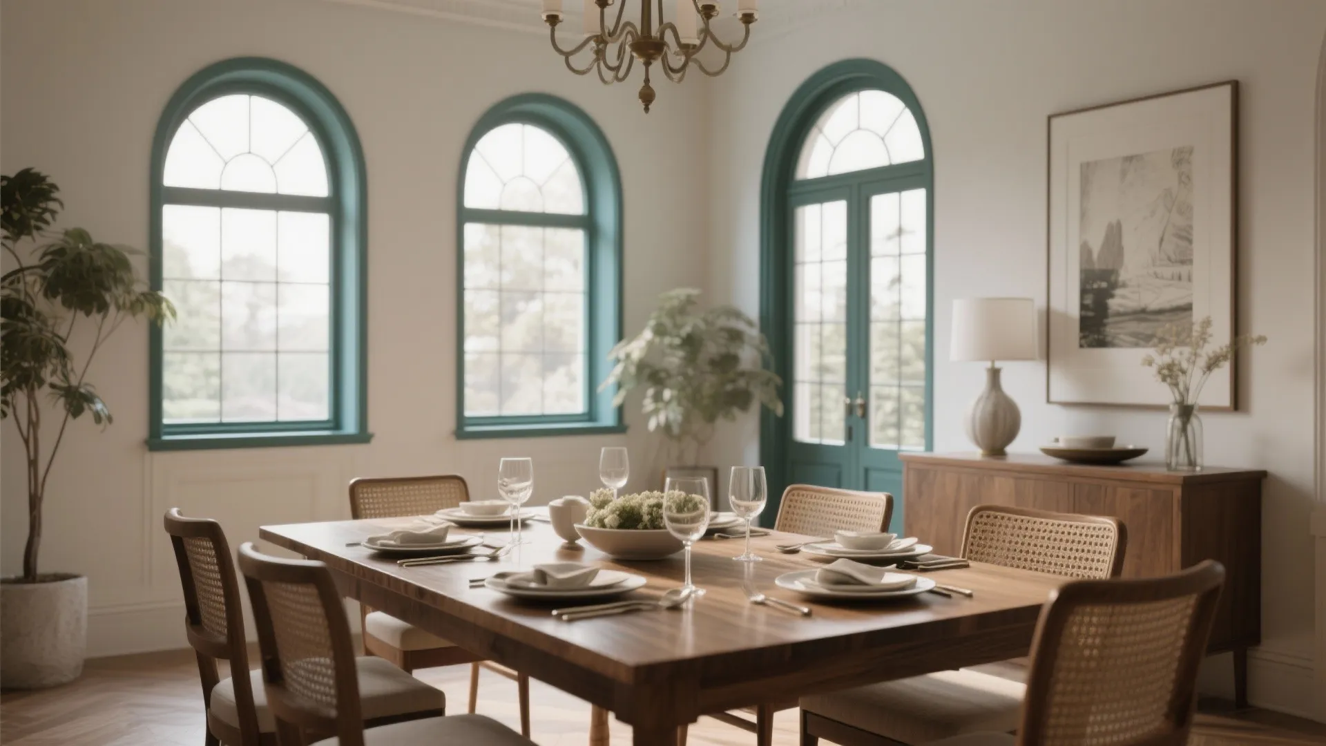 5. Arched Window Frames