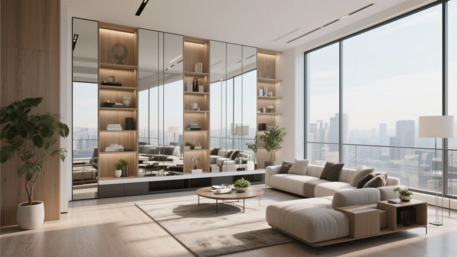 Architectural Mirrored Panels