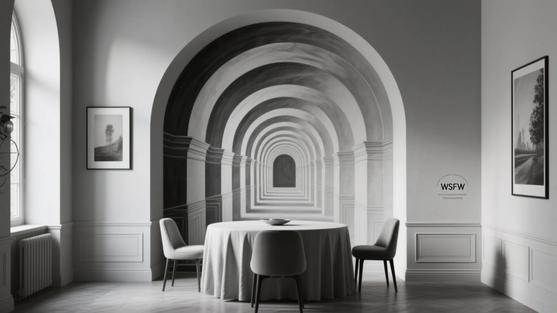 Trompe-l’oeil Murals to Expand Space