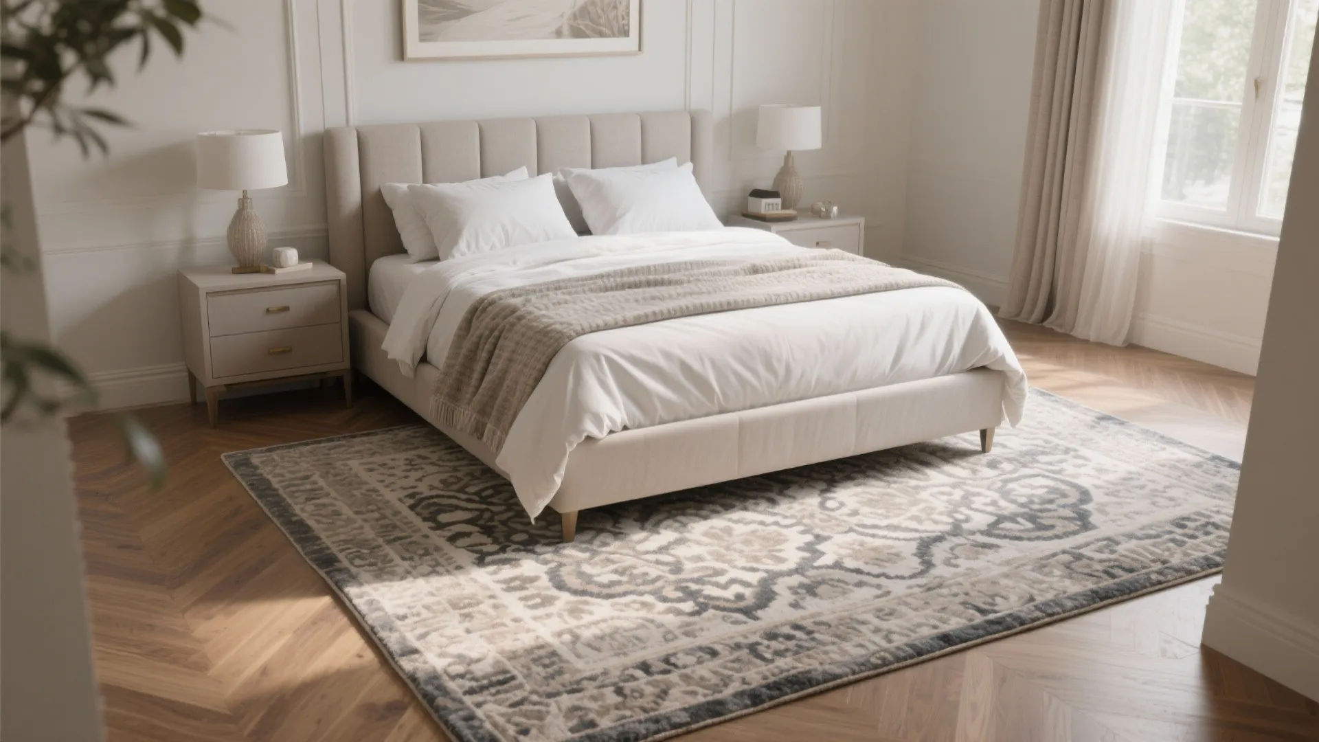 4. Use an Area Rug to Ground the Space