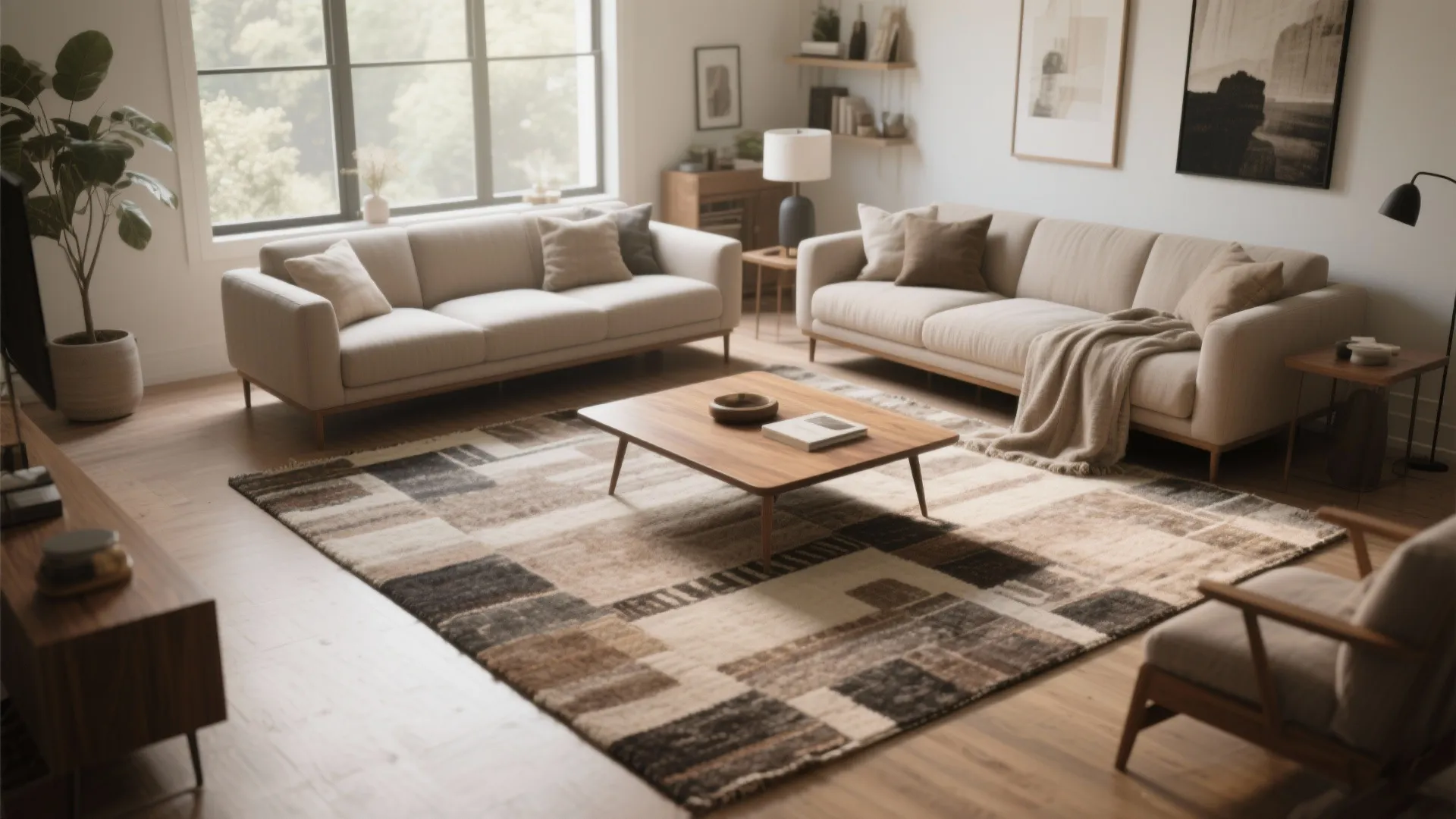 6. Area rug for definition