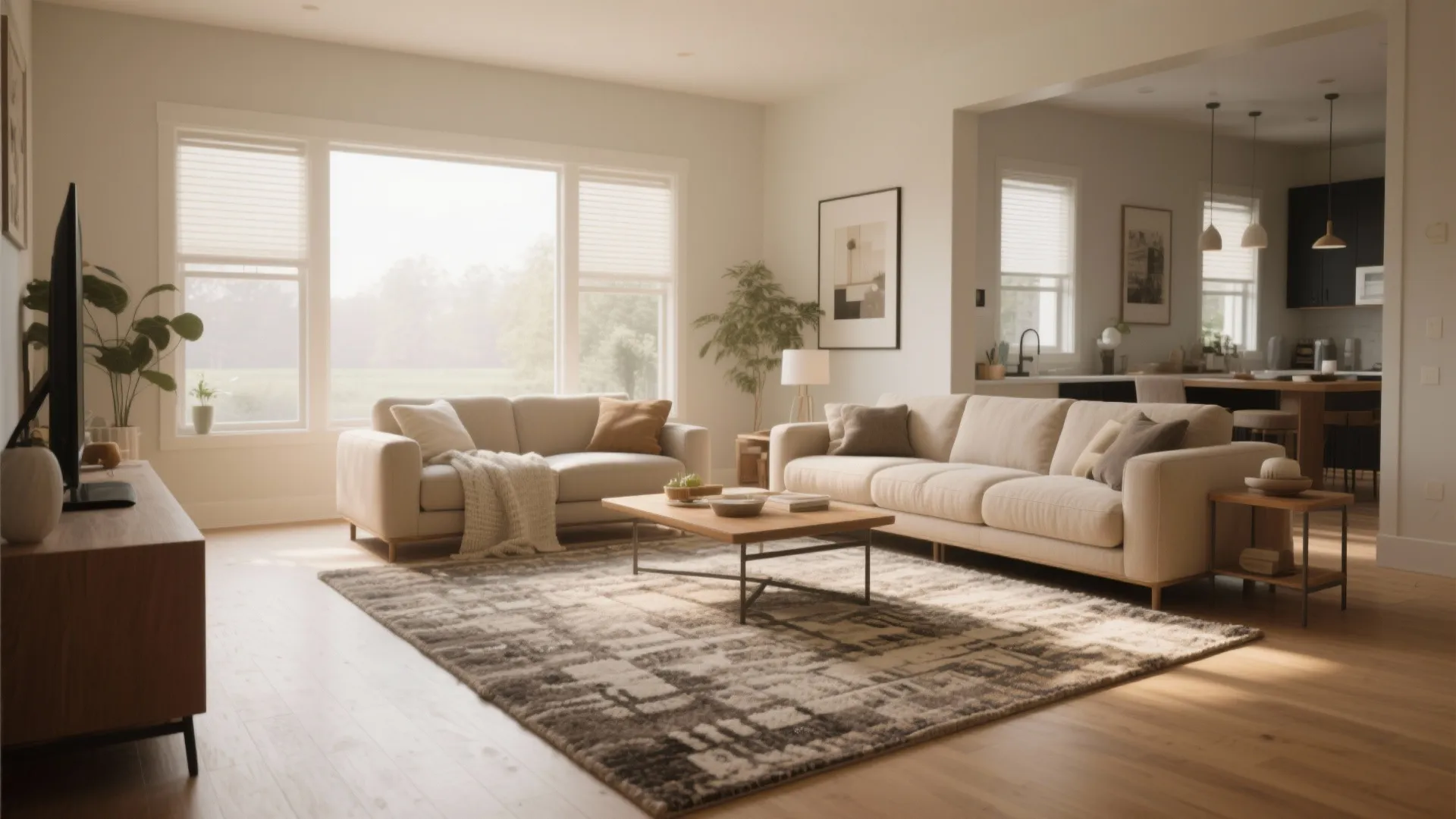 6. Area Rug to Define the Space