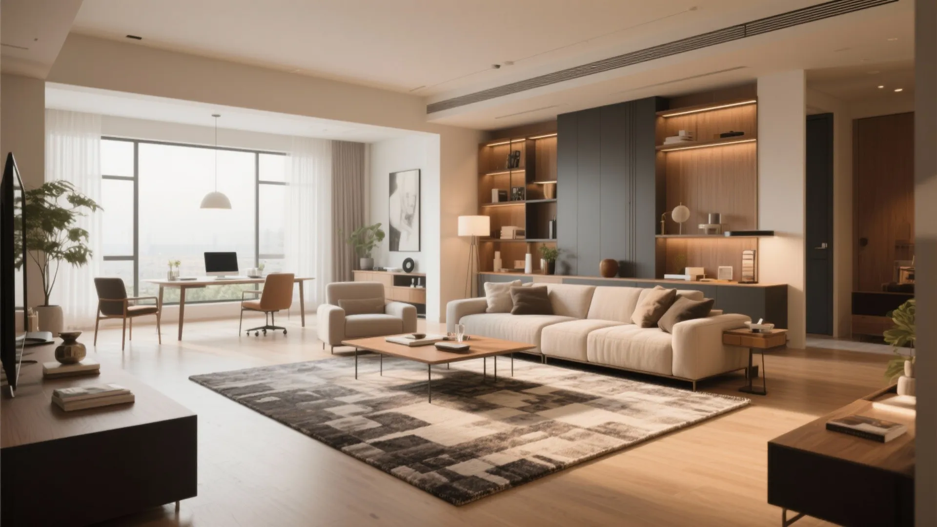 5. Area Rugs to Define Zones