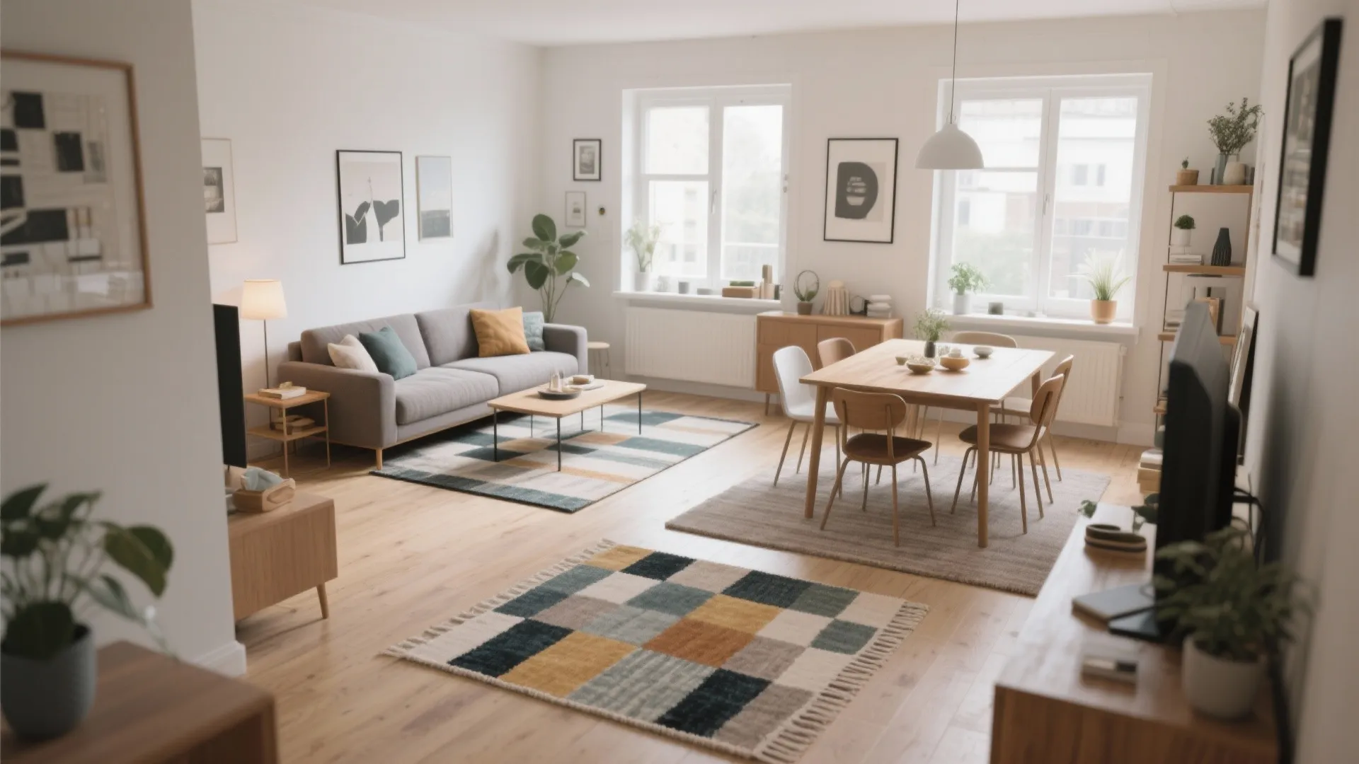 10. Area Rugs to Define Functions