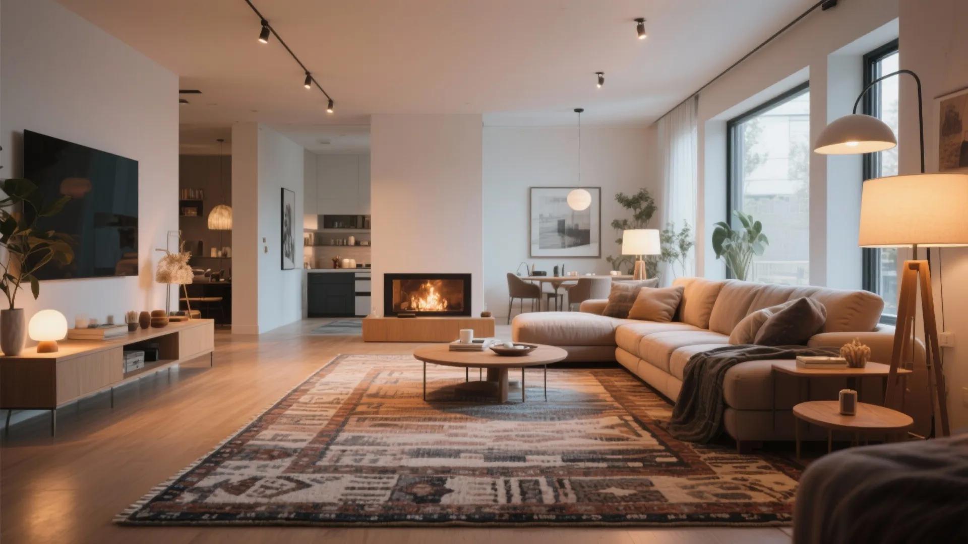 5. Area Rugs to Define Zones