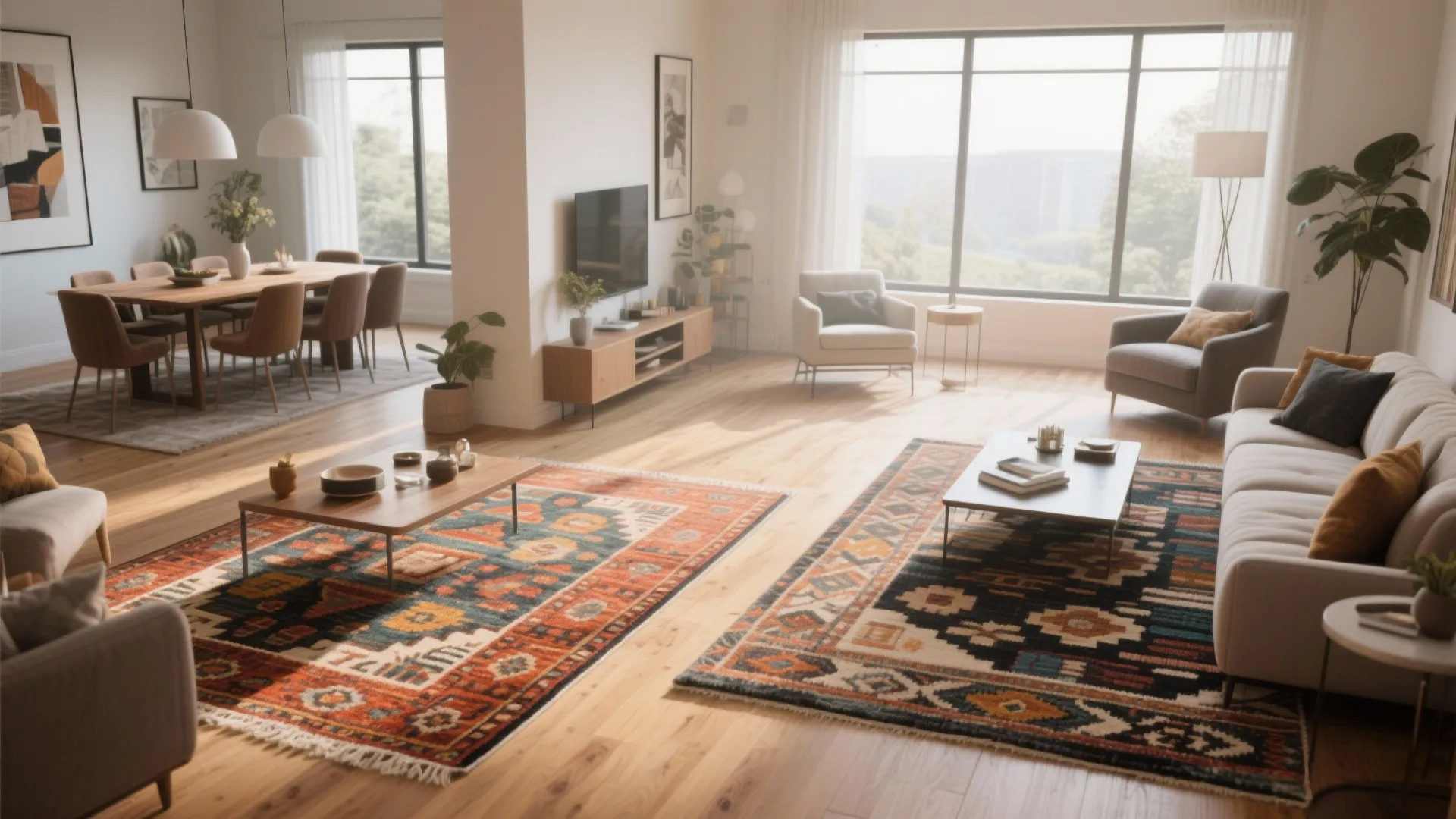 3. Area Rug Zoning