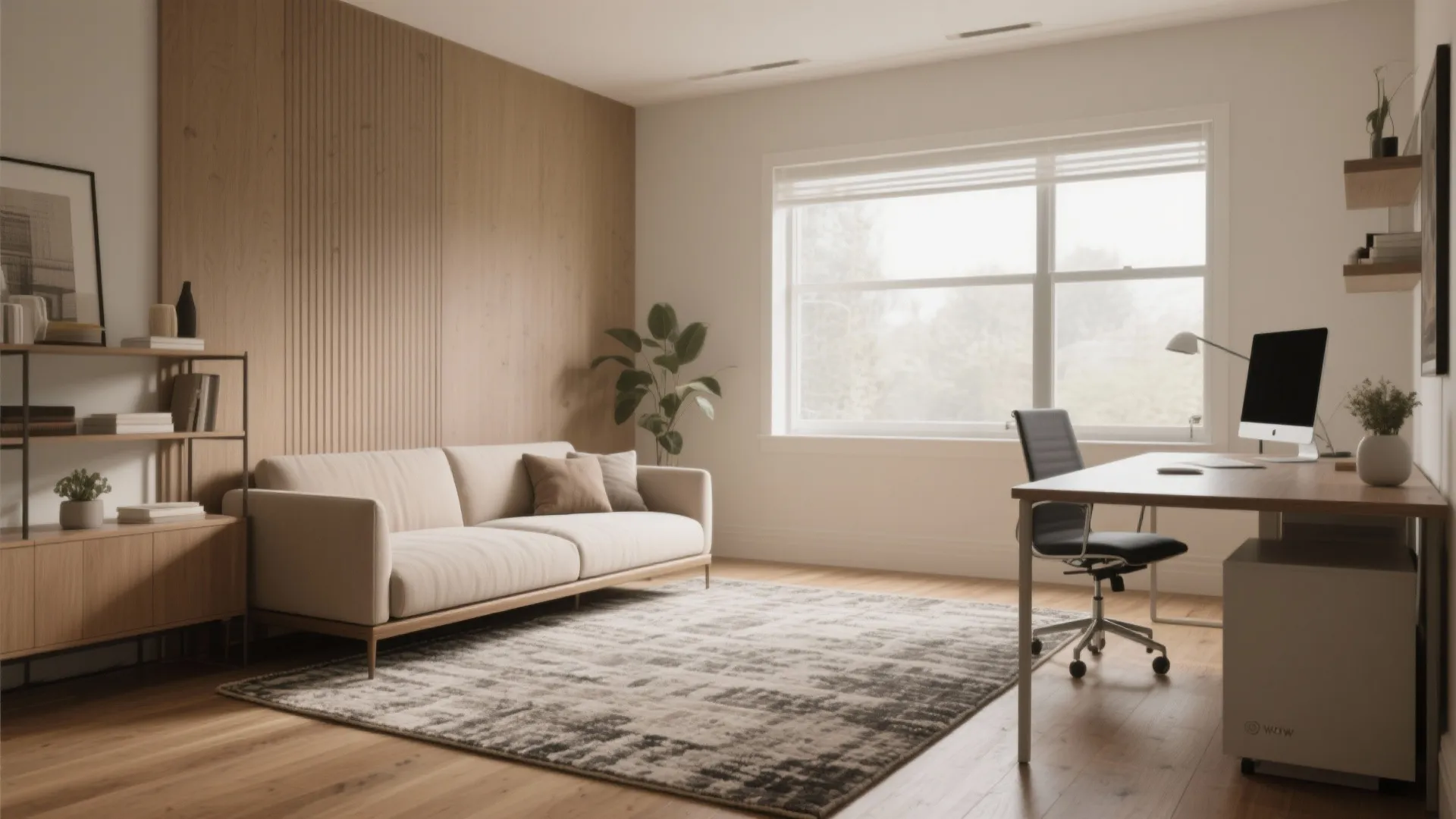 6. Zone with an Area Rug