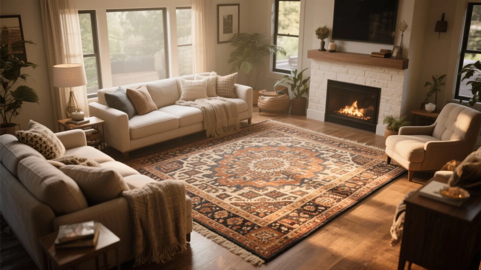 Area Rug to Define Spaces