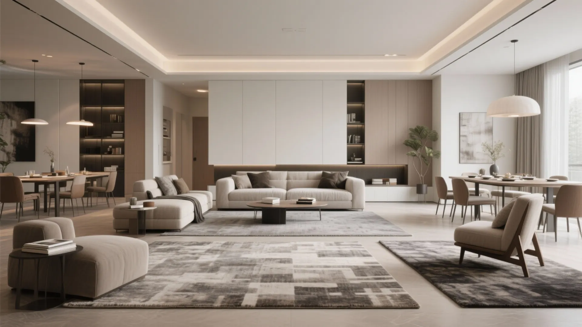 1. Zoning with Area Rugs