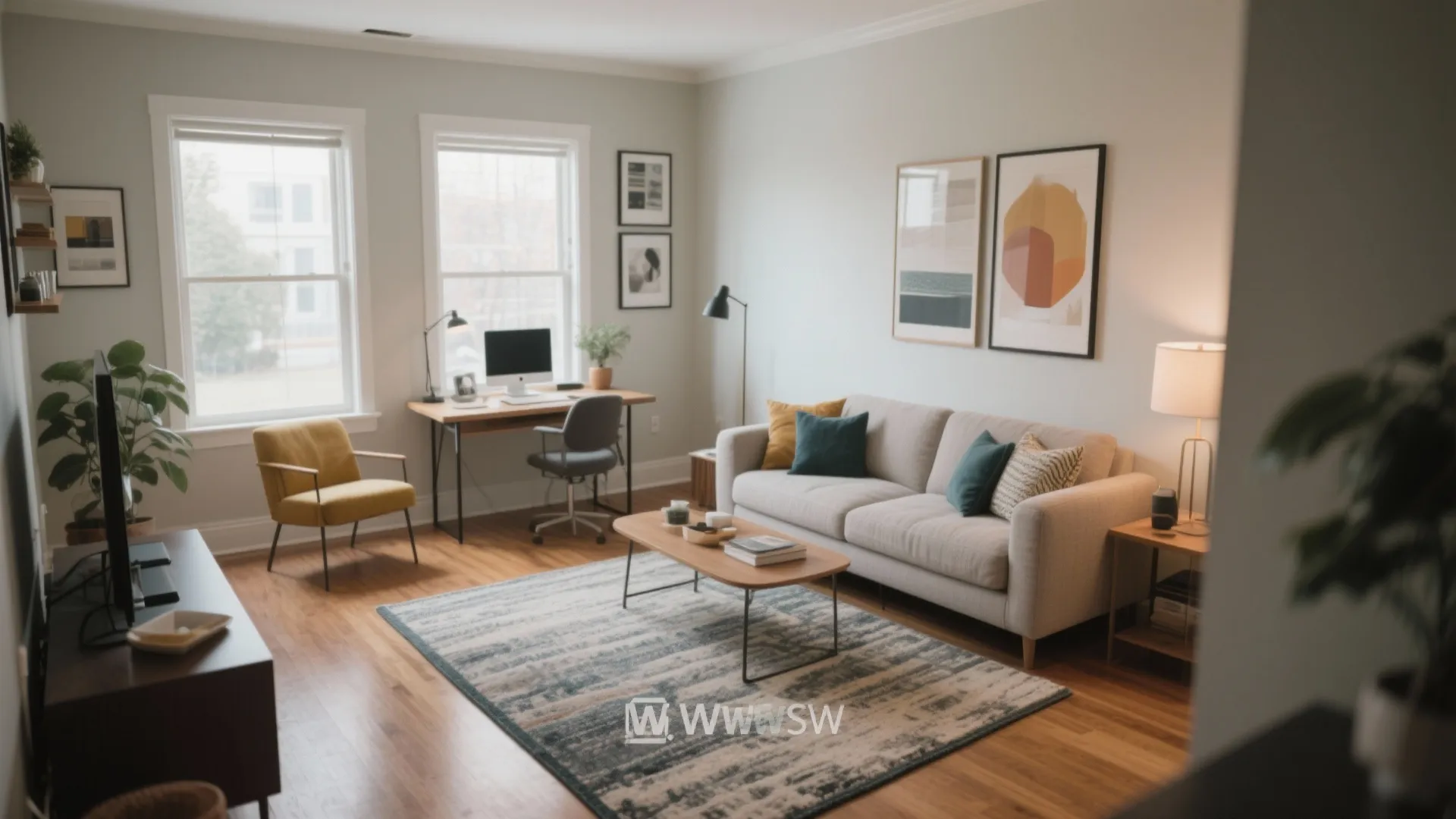 Defined Zones with Area Rugs