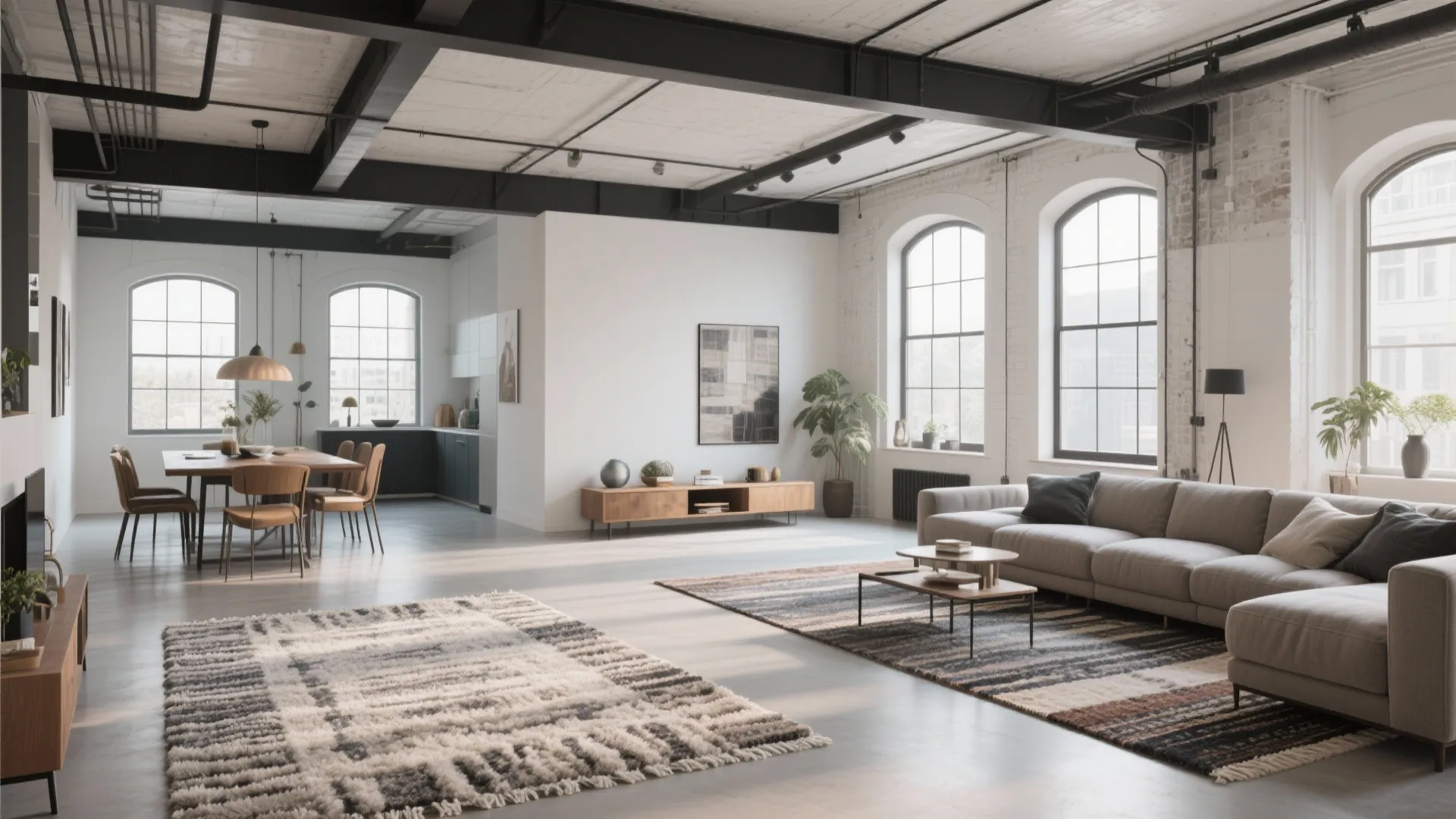 8. Area Rugs to Define Spaces