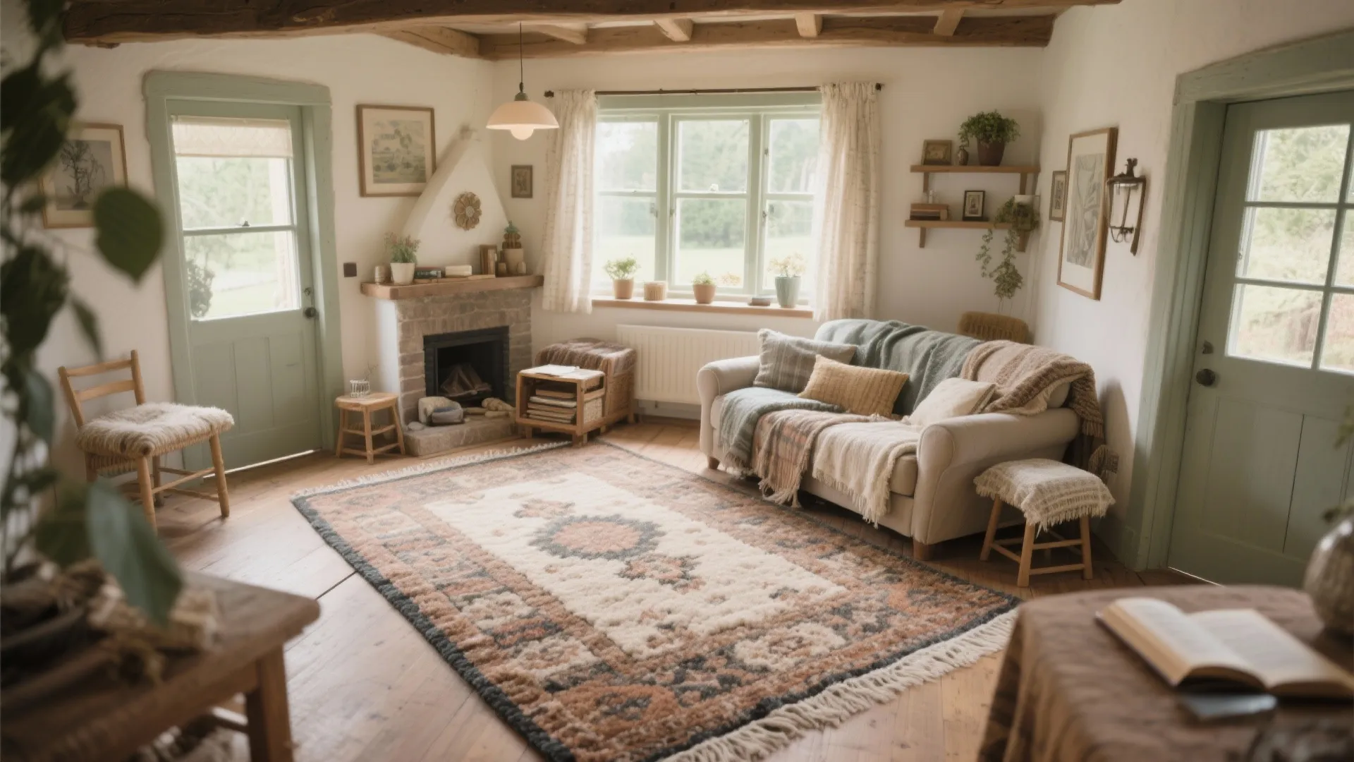 8. Area Rugs to Define Zones