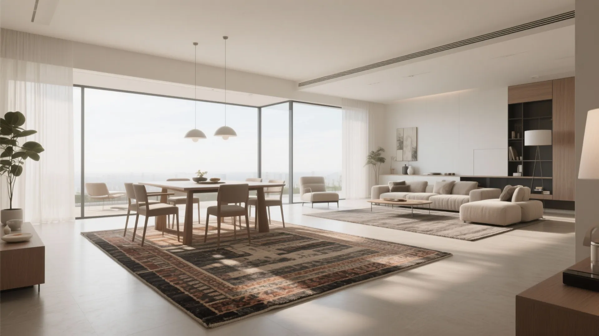 4. Area Rugs to Define Spaces