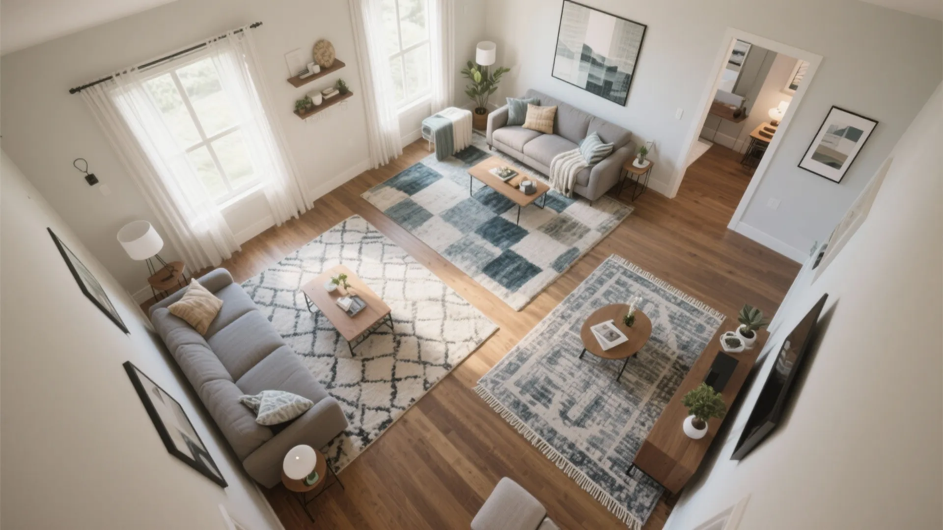 Area Rugs to Define Zones