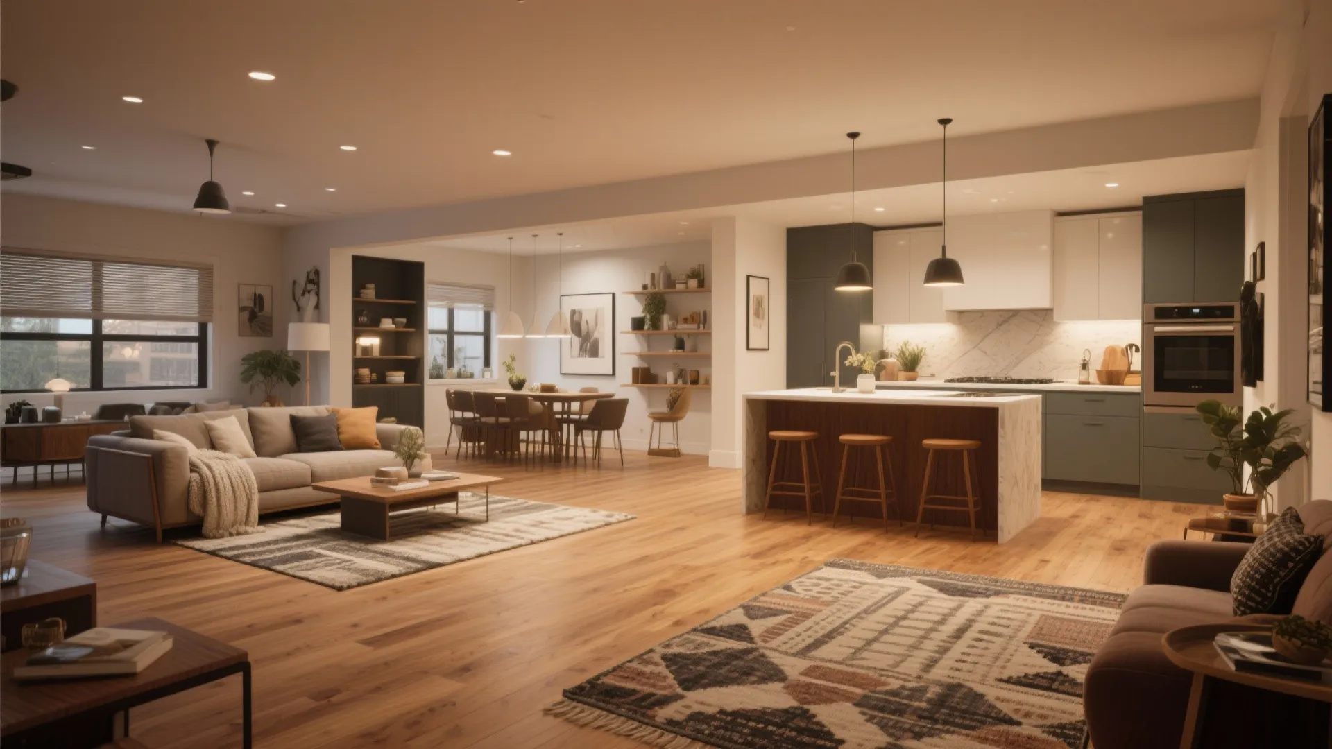 10. Area Rugs for Zoning