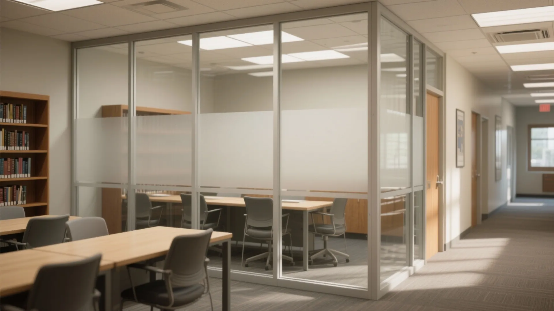 Transparent Boundaries: Glass + Privacy Film