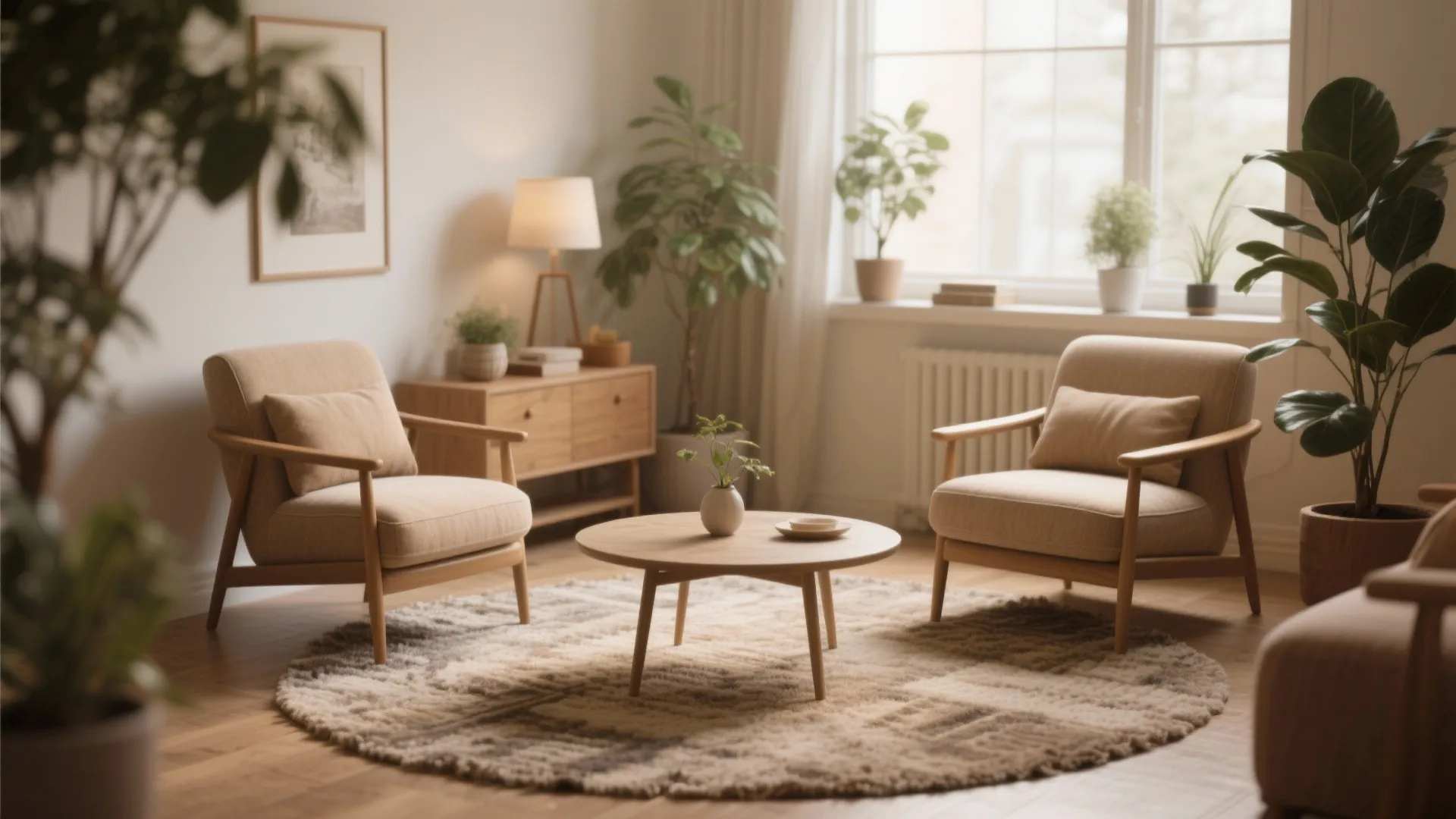 5. Armchairs in Conversation Layout