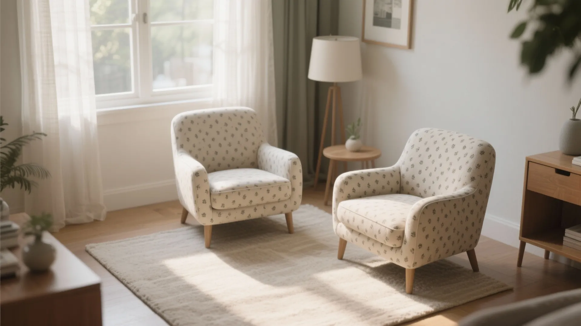 7. Armless Accent Chairs