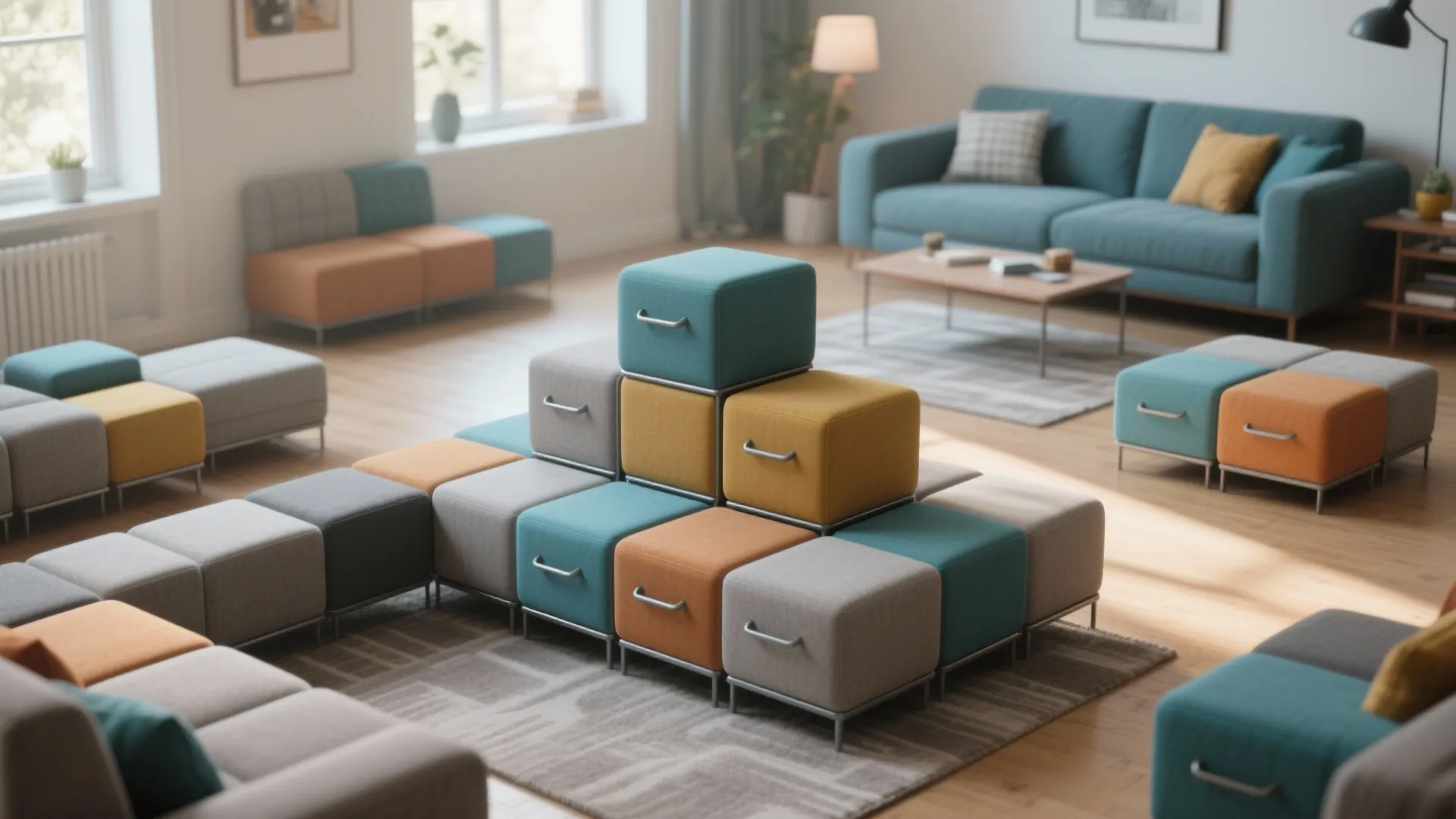 2. Armless blocks for maximum flexibility