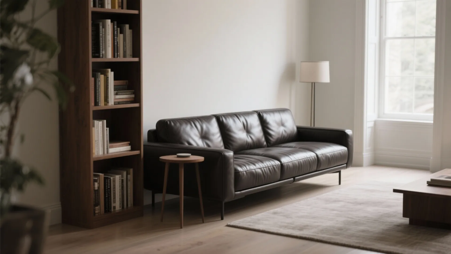 Armless Leather Sofas to Maximize Flow