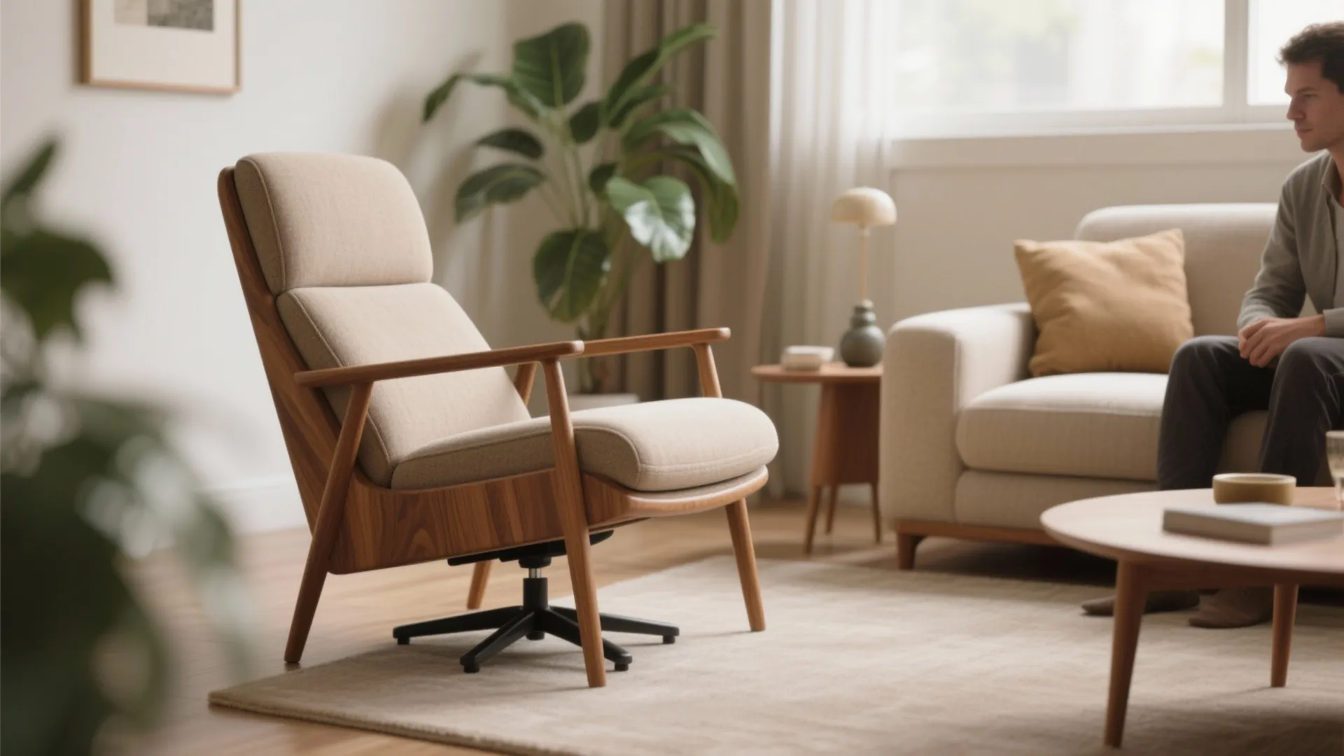 4. Consider armless or mid-century silhouettes