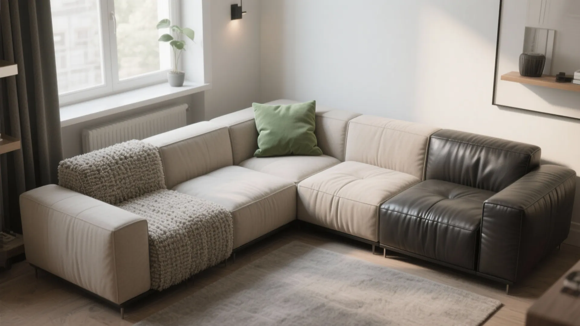 2. Armless Modular Seating