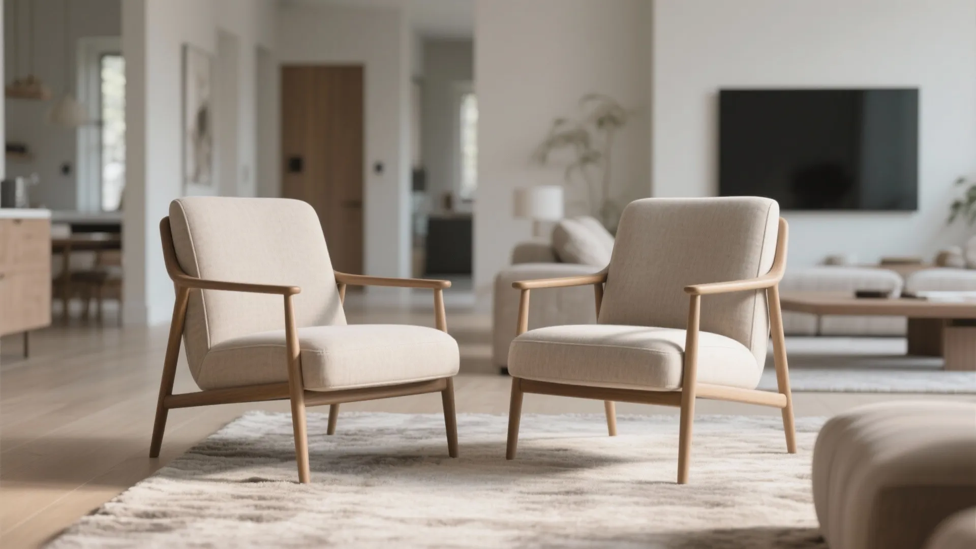 10. Armless Slipper Chairs