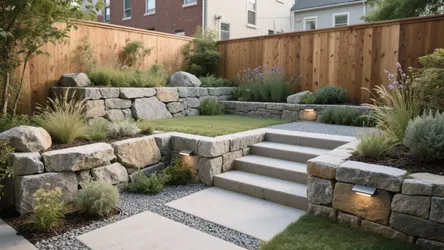 5 Armour Stone Retaining Wall Design Ideas