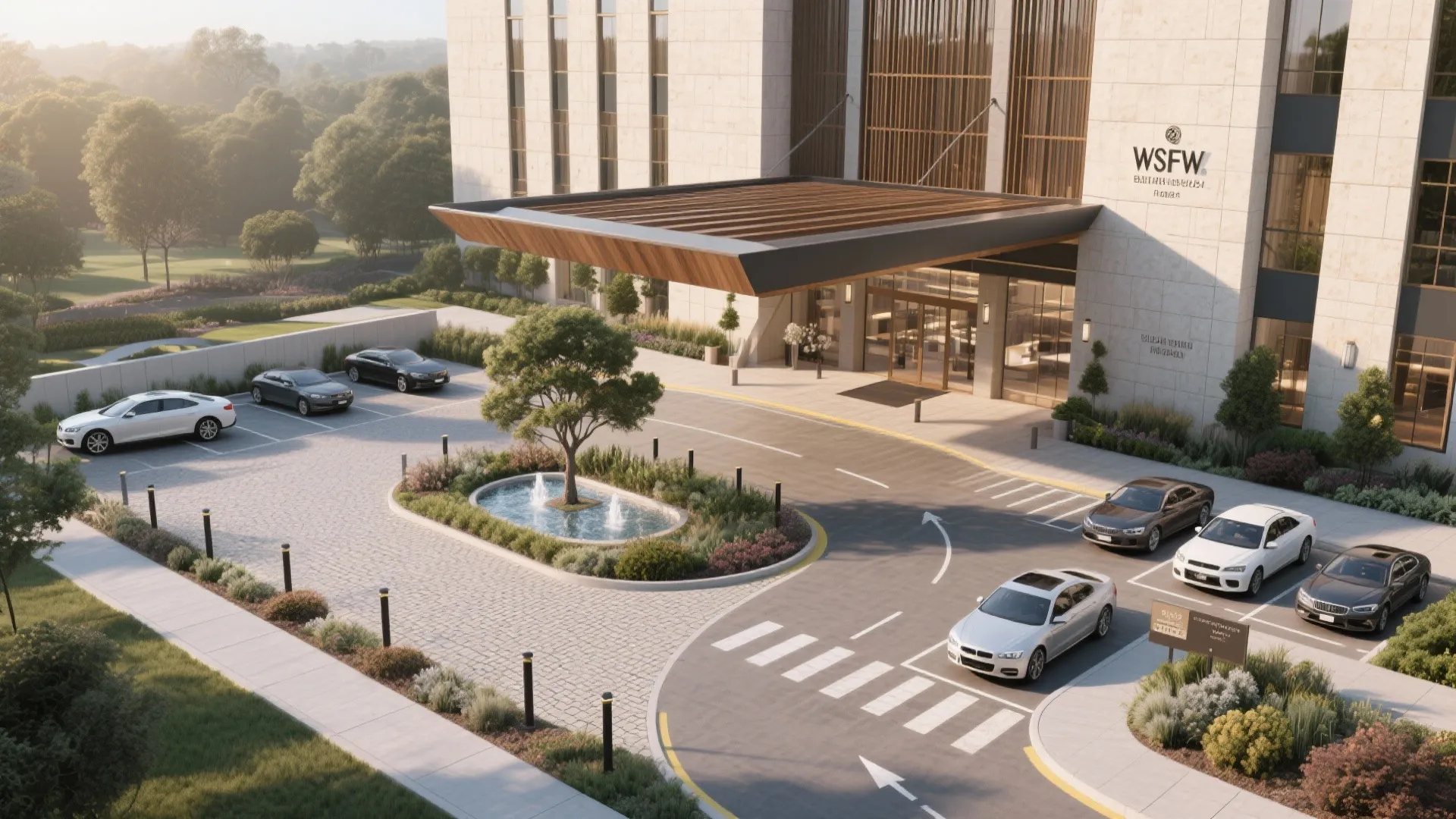 Arrival Choreography: Canopy, Drop-Off, and Photogenic Moments