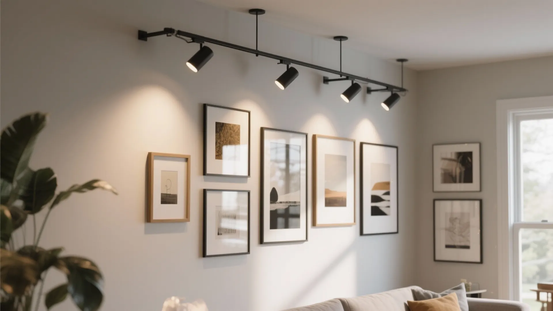 4) Picture-perfect accenting for art and shelves