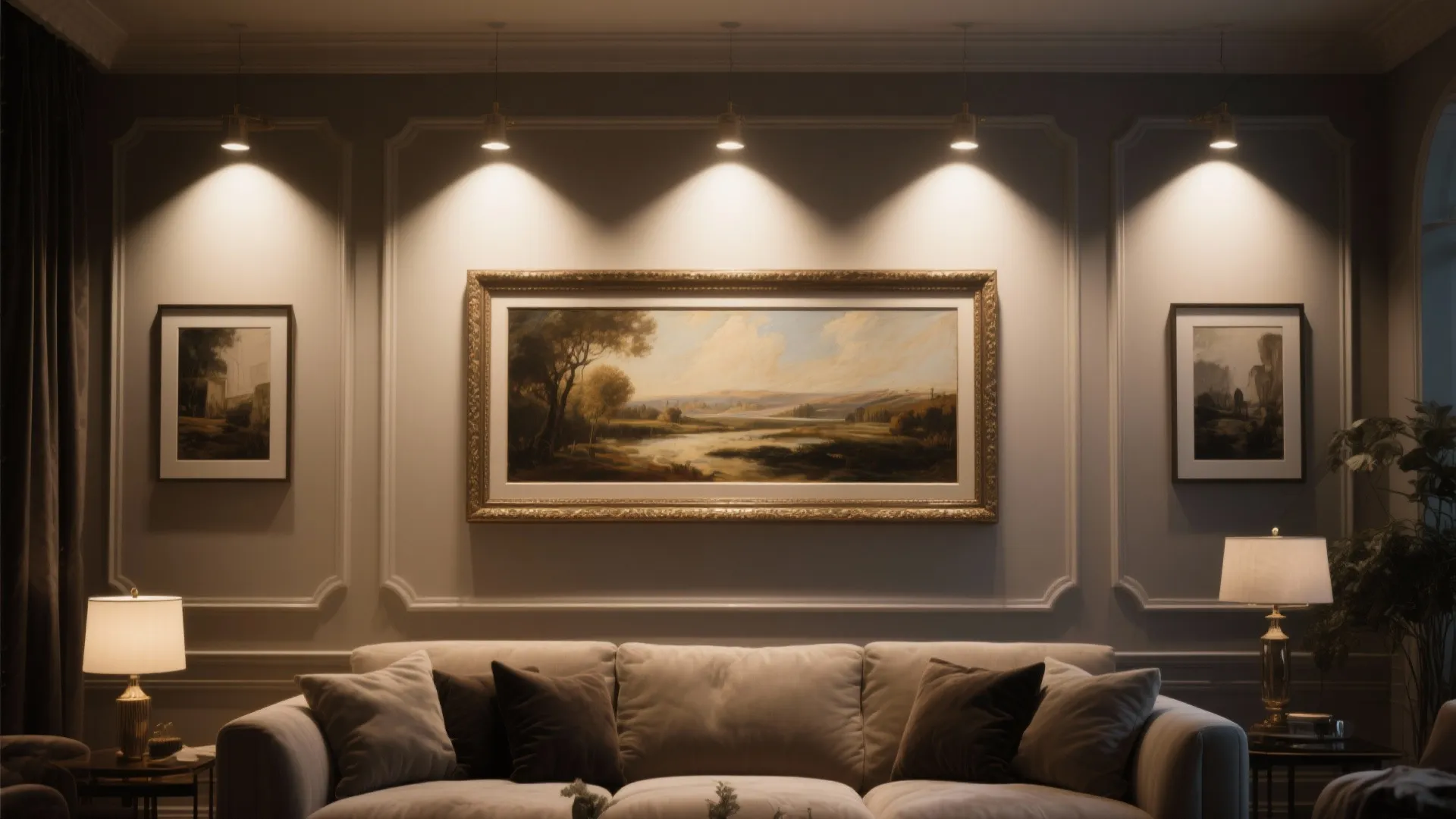 8. Accent Lighting for Art