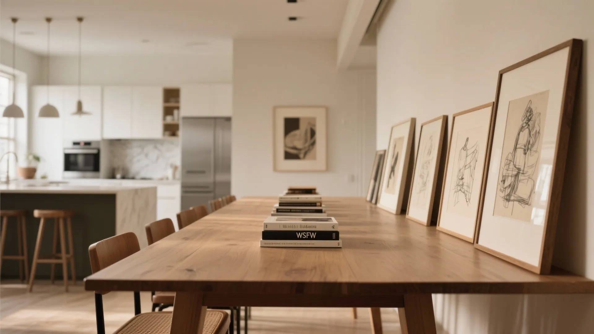 10. Art-Inspired Center Line