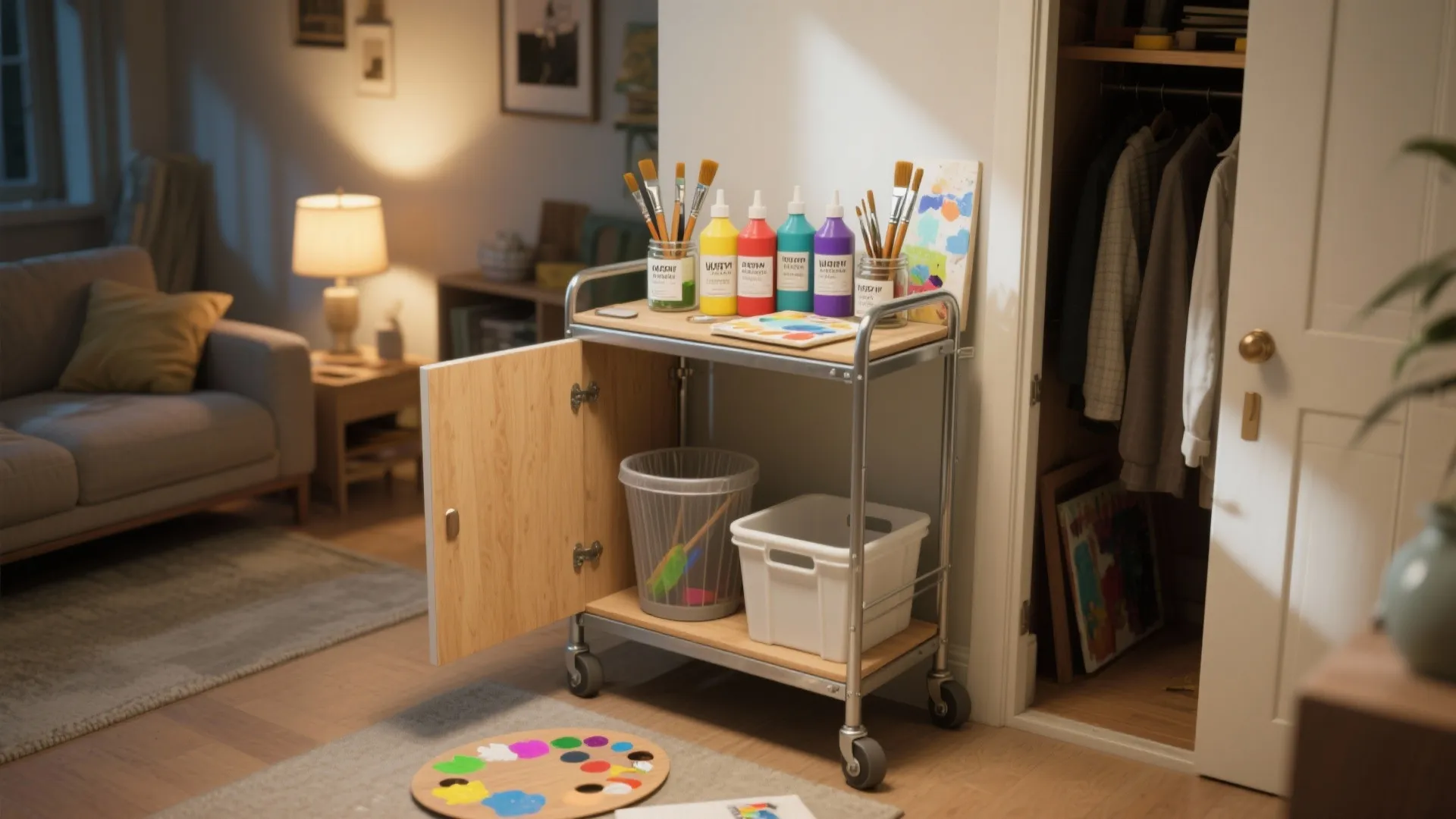 1. Build a portable art station